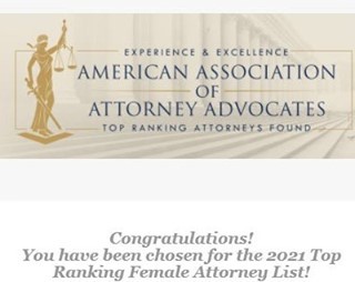 I am honored and certain lines may blur but I must decline the acceptance of an award for top female attorney. I will not take this spot away from a qualified female attorney although I am flattered...or perhaps this is a pay to play scheme for attorney websites and ratings...