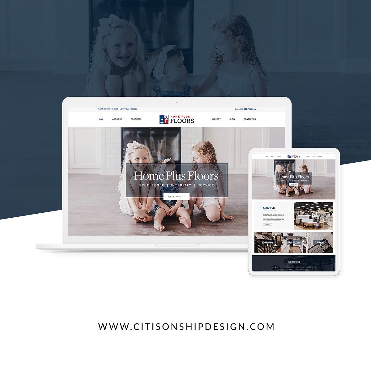 New website design for Home Plus Floors in Longview, TX. #webdesign #website #flooring #websitedesign #websitedevelopment #websitedesigner
