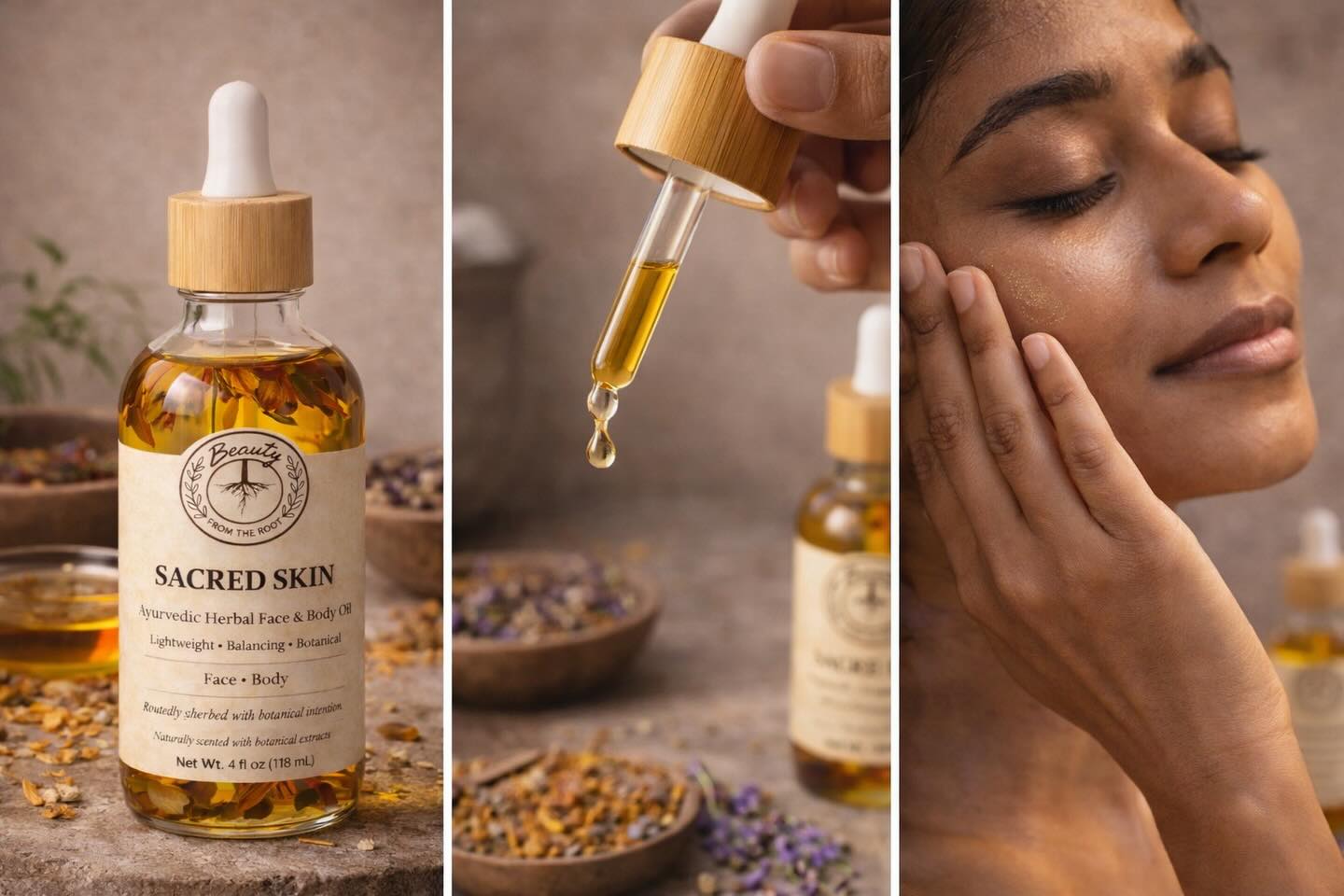 Sacred Skin isnāt just a multi-purpose oil.
Itās an intentional blend created to support the skin barrier and nourish the body naturally. š±
I formulate with plant-based oils that help lock in moisture, soften the skin, and promote a healthy glow ā without feeling heavy or greasy.
I donāt formulate for fragrance first.
I formulate for function first.
ā Small batch
ā No palm oil
ā No unnecessary fillers
ā Plant-based + intentional
Your skin absorbs what you apply daily.
Choose wisely.
Whatās your biggest skin concern right now?
āø»
#BeautyFromTheRoot
#SacredSkin
#HolisticSkincare
#SkinBarrierSupport
#plantbasedbeauty