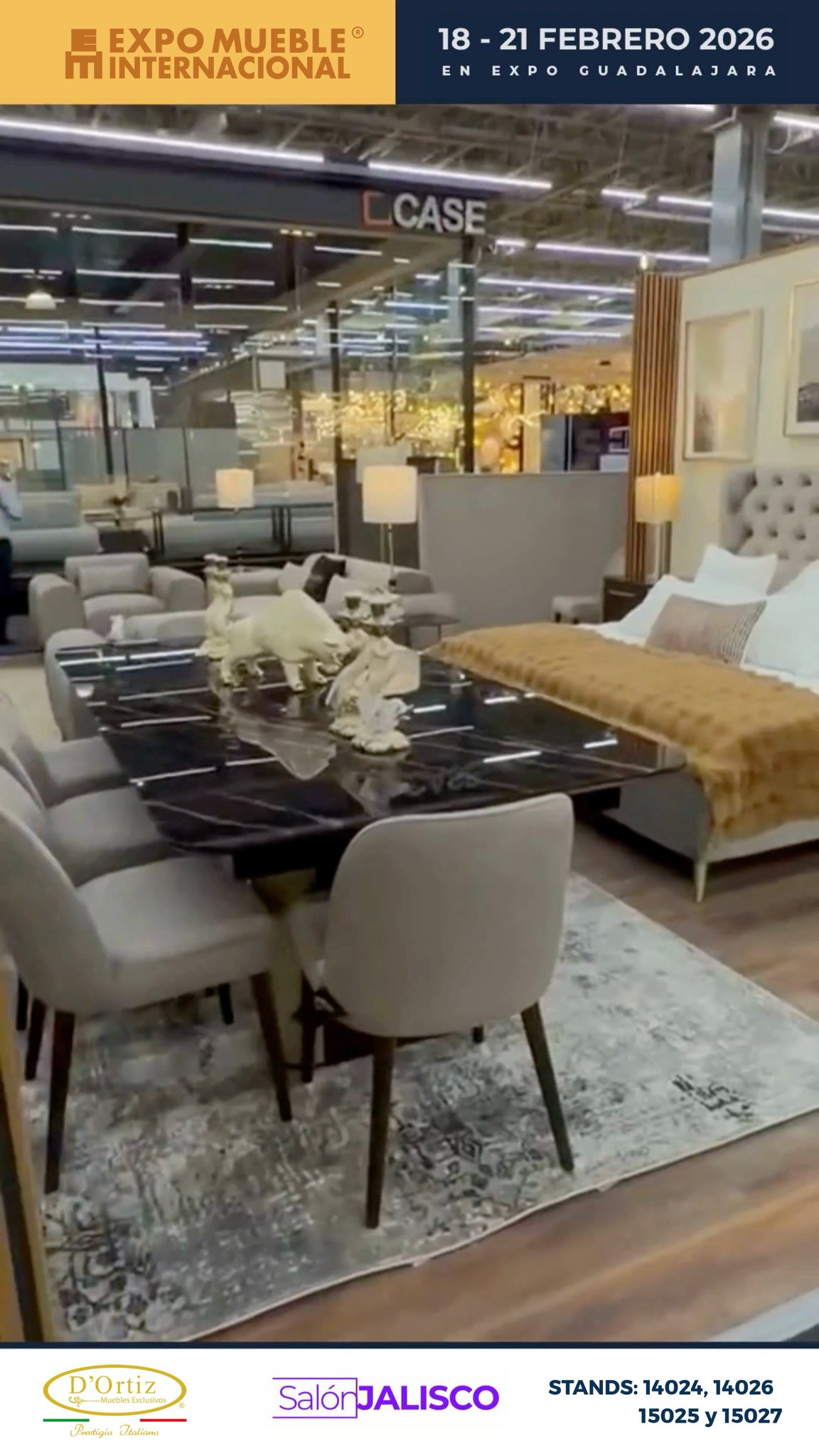 🚩D’ORTIZ MUEBLES PRESENTE EN EXPO MUEBLE INTERNACIONAL 🚩
Te esperamos del 18 al 21 de Febrero en Expo Guadalajara
📌 SALON JALISCO, STANDS: 15025, 15027, 14024 y 14026
🌐 https://www.dortizmuebles.com
📲 https://wa.me/523314096151
TE ESPERAMOS EN NUESTRAS SUCURSALES:
📌SUCURSAL ZAPOPAN
Av. Patria No. 603 Esquina Aldous Huxley
Colonia Jardines Universidad
Zapopan, Jalisco México.
Cel Ventas 33 2612 1670
📌SUCURSAL NAUCALPAN
Periférico Blvd. Manuel Avila Camacho No.550
Naucalpan de Juárez, Edo Mex.
Cel Ventas 55 6086 6314
Expo Mueble Internacional
#EXMII26 #ExpoMuebleInternacional #mueblesexclusivos #dortizmuebles #mueblesdeitalia #mueblesimportados #mueblesitalianos #mueblesitalia #muebles #salas #comedor #familyroom #interiordesign #muebleria #muebles #furniture #jalisco #cdmx