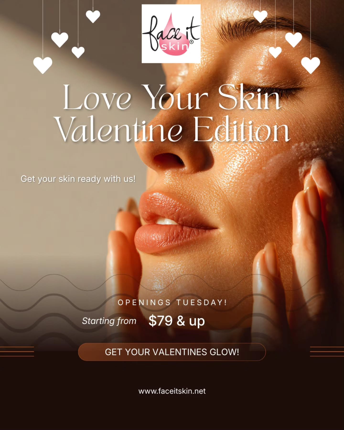 Valentine’s glow starts here. Facials from $79+.
Schedule for Tuesday or any day this week!
#FaceItSkin #valentines #love #glowingskin #skincare happyvalleyoregon