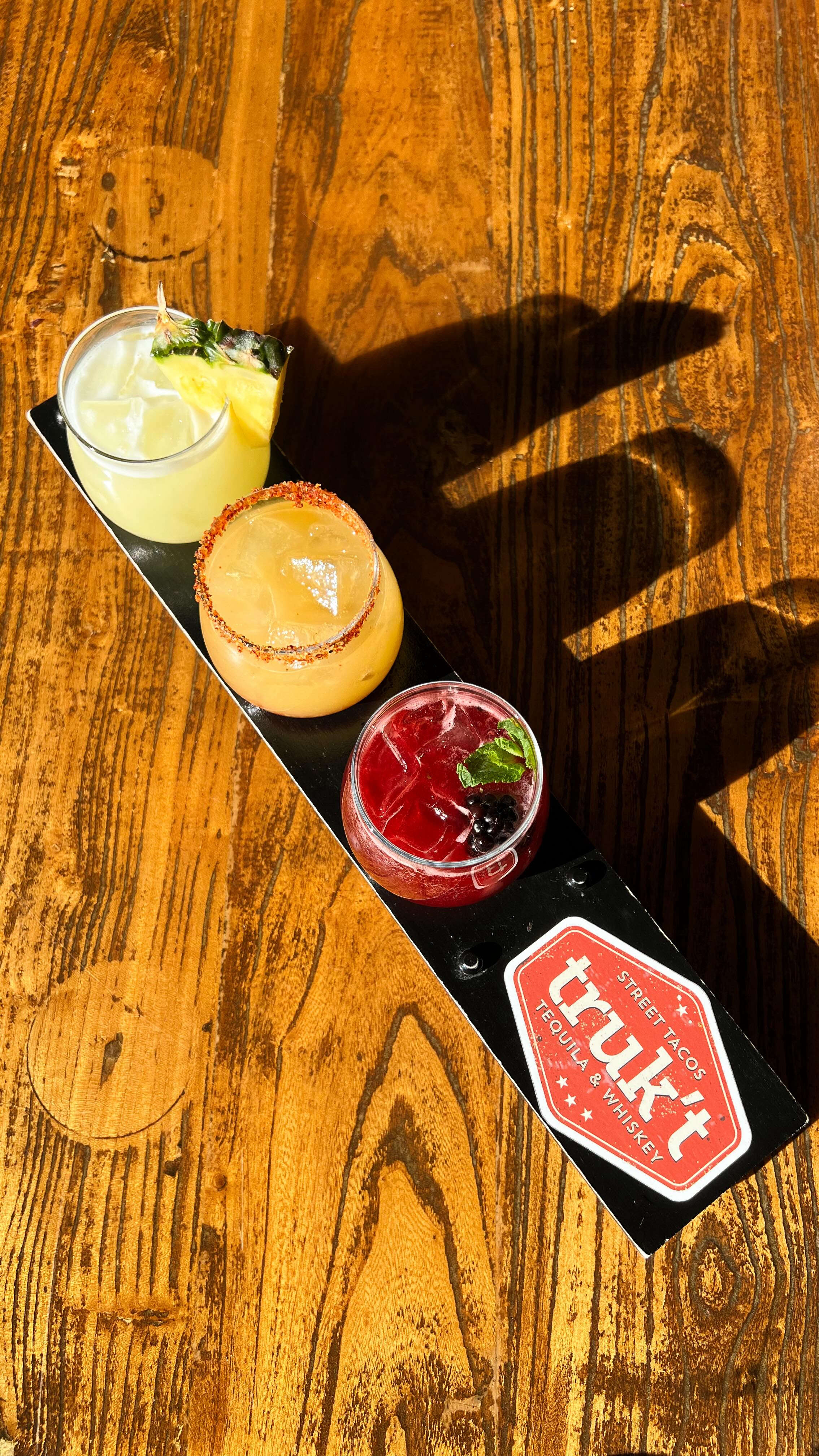 Let’s raise a glass (or a few) to National Margarita Day on February 22, our favorite excuse to sip margaritas all weekend long...
MARGARITA FLIGHT FEATURE
FRIDAY 2/20 - SUNDAY 2/22
pineapple coconut • mangonada • blackberry mint
BOOZY BRUNCH
SATURDAY 2/21 & SUNDAY 2/22 | 10 AM – 2 PM
Because you can’t drink all day if you don’t start in the morning.
Stop in for a round‼