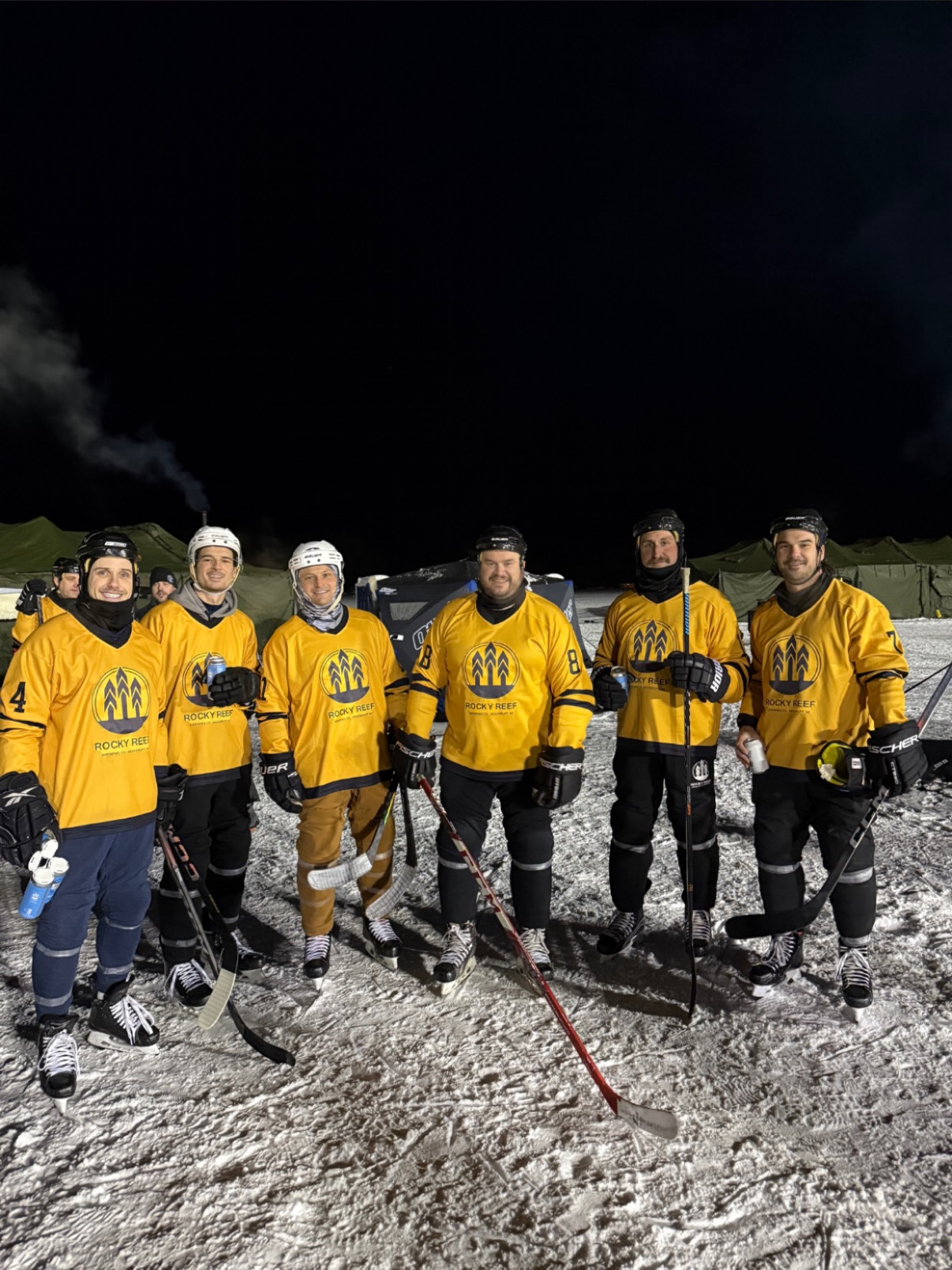 American Pond Hockey weekend is always a blast. We feel honored to be apart of this great community event and bring custom beer for all to enjoy 🍻 cheers! @americanpondhockey