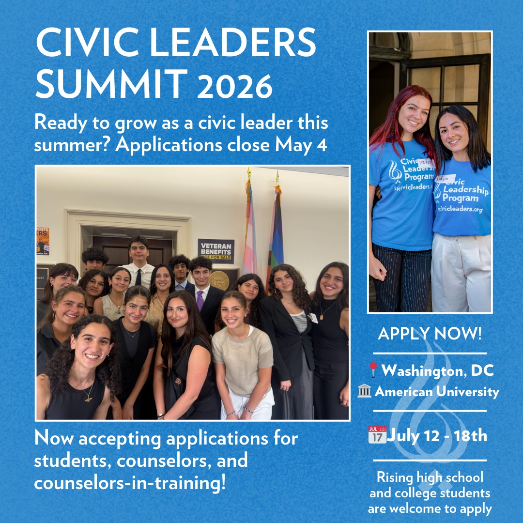 Applications are now open for the Civic Leaders Summit 2026 in Washington, DC.
Spend a week engaging with policymakers, gaining advocacy skills, and joining a national network of Iranian-American leaders. Head to the link in our bio or go to iacivicleaders.org to apply!
📅 Deadline: May 4