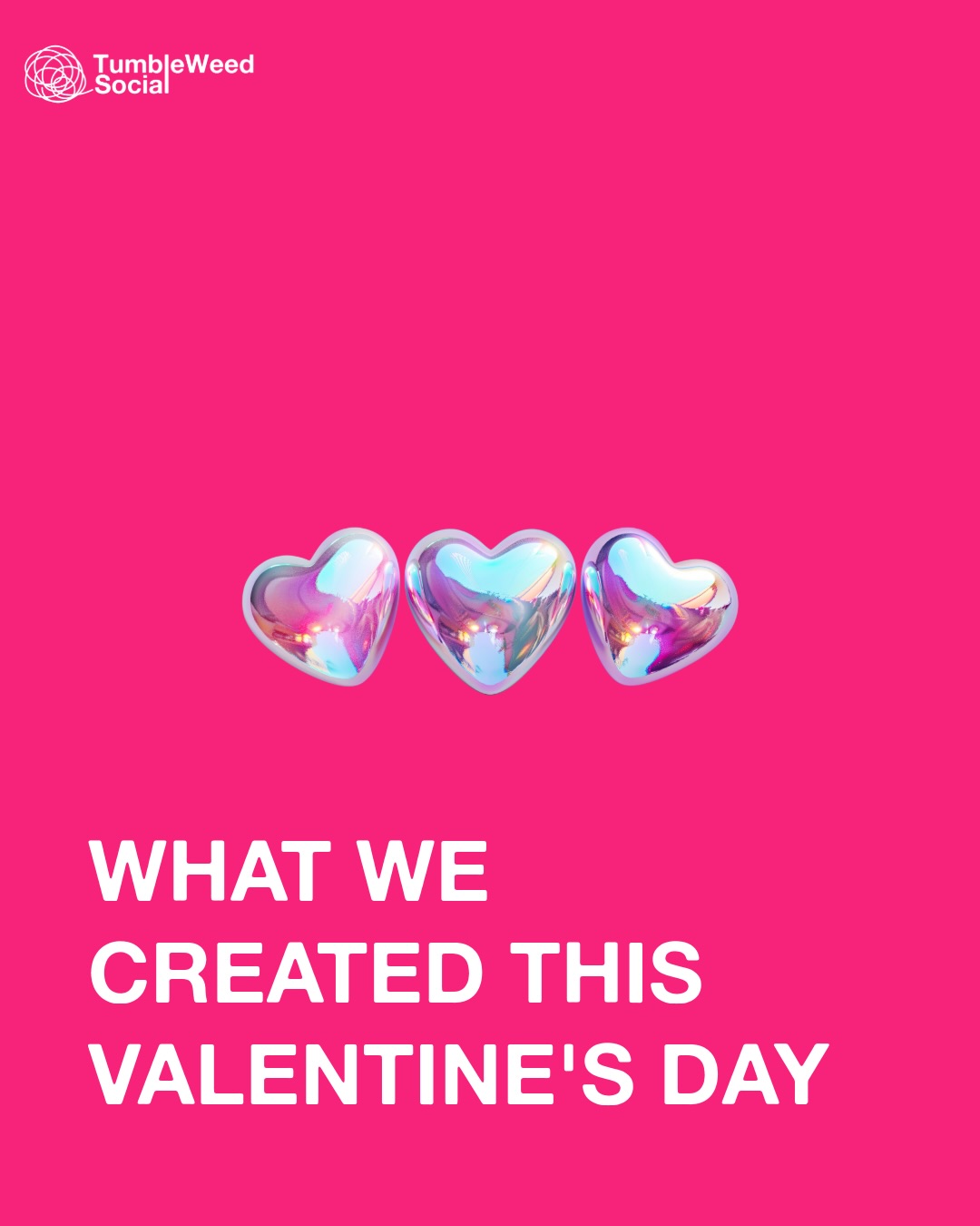 This Valentine’s Day was all about community engagement and creative storytelling 💕 We collaborated with our clients on several unique initiatives, turning seasonal concepts into high performing digital content.
Our Valentine’s portfolio includes a recap reel of the Downtown Albany rose giveaway, a visual promo for The Greenhouse Matcha, and a custom animation for a collaborative giveaway. We also produced a local business spotlight for Central Ave. and a play on the current “Tumblr era” social media trend.
As your place branding besties, TumbleWeed Social provides expert social media management and digital content strategy for downtown districts and small businesses aiming to increase community engagement.