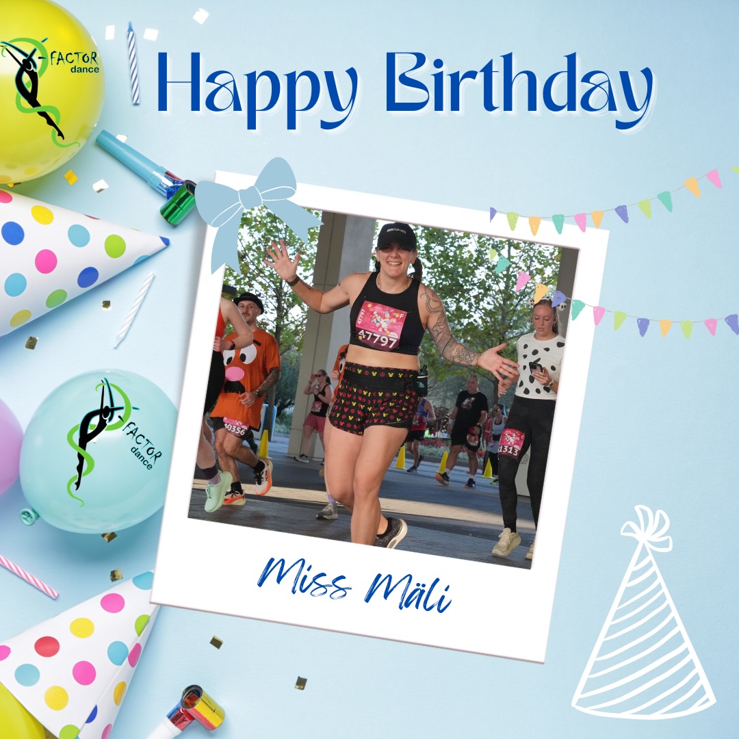 Happy Birthday, Miss Mäli!
We absolutely love having you as part of our X-Factor Family! Wishing you an incredible year ahead filled with joy, success, and unforgettable moments. Here’s to celebrating you today! 🩵🥳💚
#xfactordance #xfactordancecenter #morethanjustdance #dancefamily #celebrationfl birthday celebrate