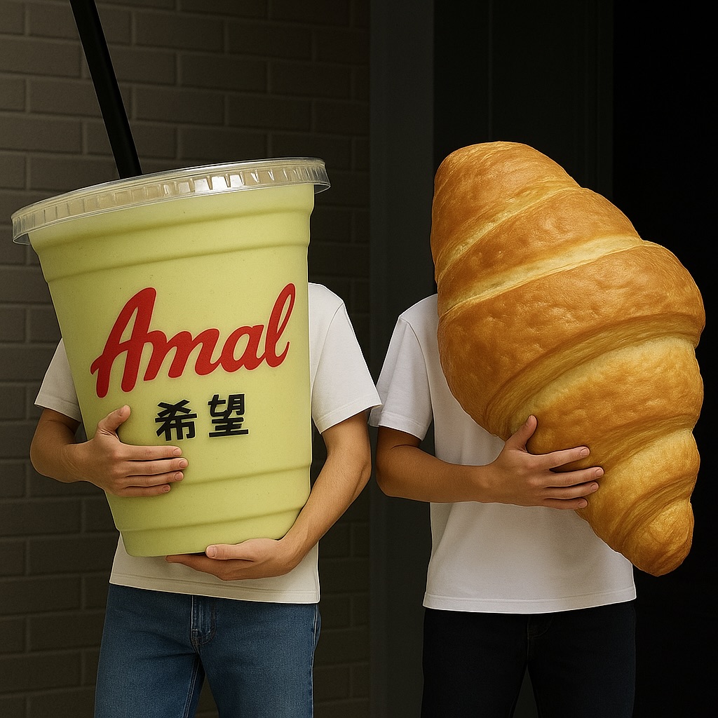 BIG THINGS ARE COMING!!!! 🤪💚🍃🎥 #amalmatcha #matchalove