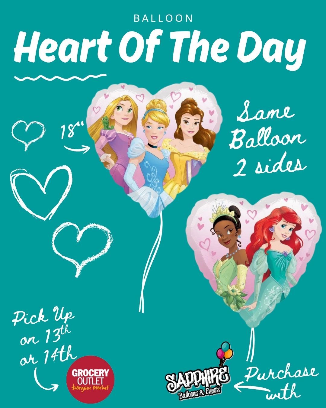 Today’s Heart of the Day is available for pre-sale 💘
Pre-order now and pick up at Mays Landing Grocery Outlet on February 13th or 14th, between 9am–6pm.
Limited quantities, fresh designs, and once pre-orders close—it’s gone.
Lock yours in and make Valentine’s Day easy.
📍 Pick-up location: Mays Landing Grocery Outlet
🕕 New Heart revealed every day at 6pm
#HeartOfTheDay
#ValentinesDayReady
#ShopLocalNJ
#MaysLanding
#ValentinesPreOrder
#BalloonLove
#SmallBusinessNJ
#ValentinesVibes