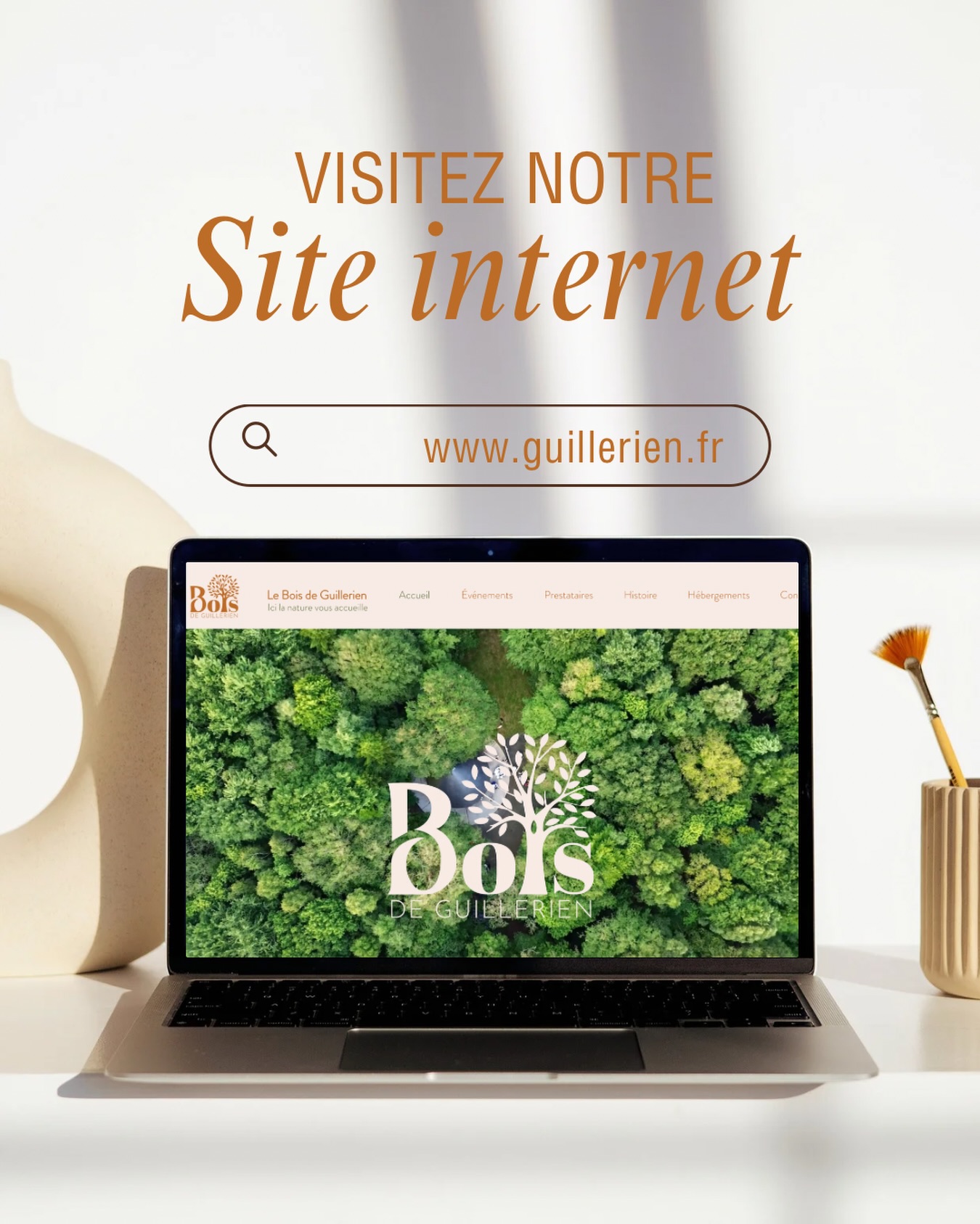 Grande nouvelle ! 🙉
Notre site internet est désormais en ligne 😄
👉 Cliquez sur le lien en bio pour découvrir en exclusivité les images du Bois de Guillerien rénové 🍃
Ou tapez simplement guillerien.fr dans votre navigateur
Dites-nous ce que vous en pensez en commentaire, nous avons hâte de vous lire 🤩
#bois #guillerien #cotedarmor #fete #seminaire
