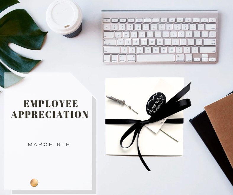 Mark your calendars 📅 March 6th is Employee Appreciation Day.
A little recognition goes a long way in building a team that loves what they do. We’ve styled these “Desk-Side Surprise” to be the perfect way to say “Thank you for all you do” without you having to lift a finger.
Local items. Thoughtful curation. Delivered for you.
DM for custom bulk orders
#FraserValleyBasketCo
#EmployeeApreciationDay
#ShopLocalBC
#Abbotsfors