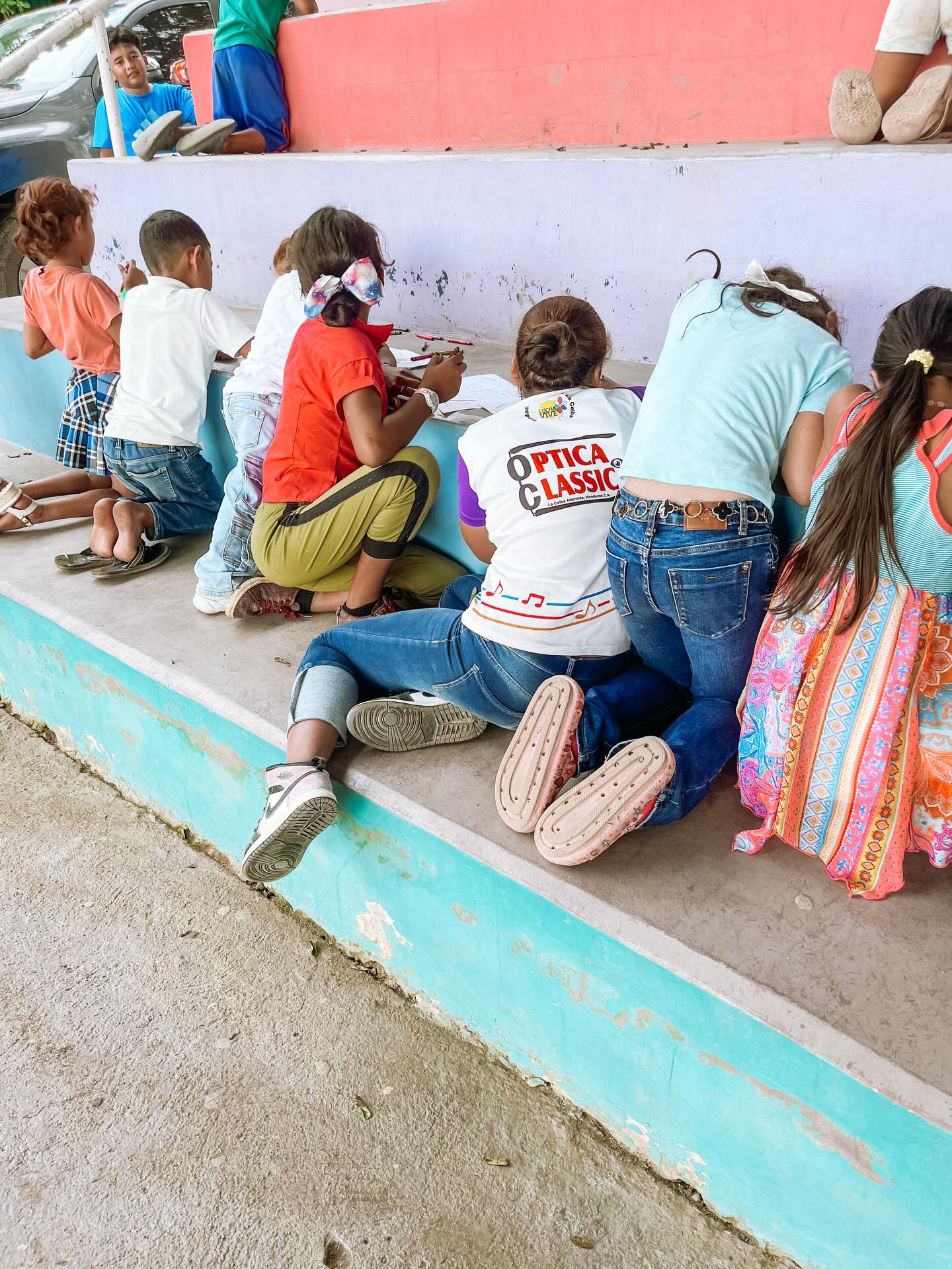 Bible Club relaunched today- having the sweetest group of kids come back. Its always precious to see how much they all grow in two months. Here’s to year five of this project program