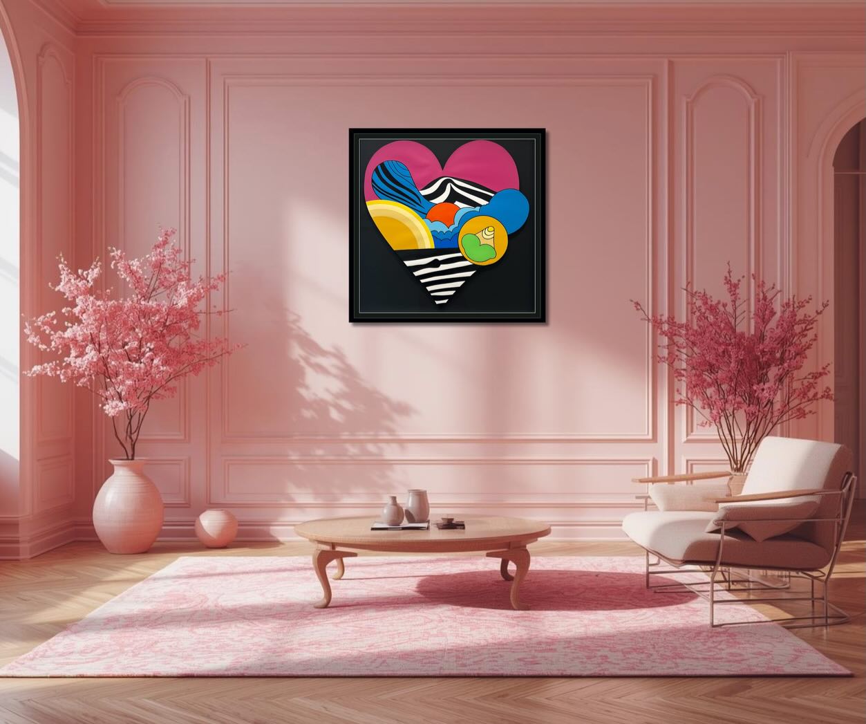 ❤️ L’art au cœur de l’intérieur
À l’occasion de la Saint-Valentin, nous avons imaginé cet intérieur autour de Composition au cœur (1971) de Tsuyoshi Yayanagi.
Une œuvre délicate et graphique, où la forme du cœur devient un véritable langage plastique, entre émotion et abstraction.
🖼️ Tsuyoshi Yayanagi
Sérigraphie à la forme, signée, datée et numérotée au crayon par l’artiste
Édition limitée à 30 exemplaires
Dimensions : 61 × 41 cm
Œuvre accompagnée de son certificat d’authenticité
Parce que l’art aussi peut être une déclaration d’amour ✨
#saintvalentin #encadrementsurmesure #artlover #art #decohome