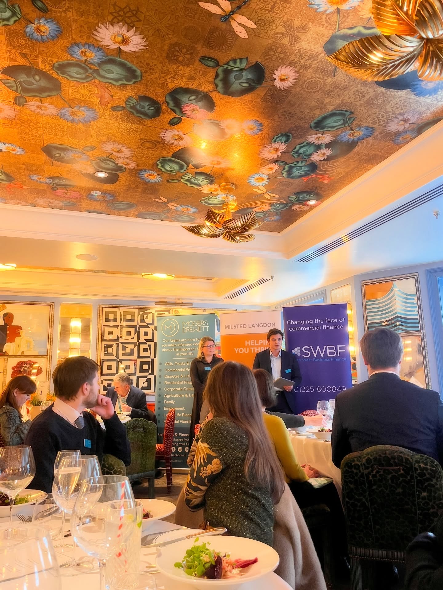 Thank you to @milstedlangdon @southwestbusinessfinance @mogersdrewett for an excellent networking lunch @the_ivy_collection