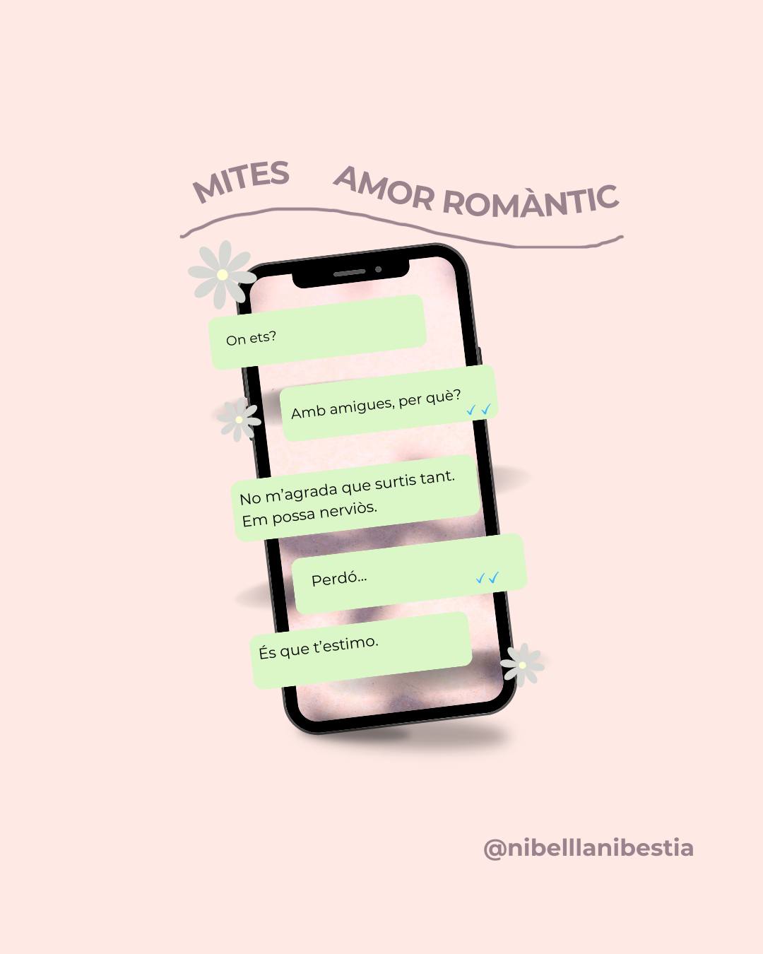 Moltes violències no arriben com crits.
Arriben com missatges.
📱 Frases normalitzades
💔 Mites de l’amor romàntic
Llegir-les també és una manera de començar a qüestionar-les.
💬 Quina conversa t’és massa familiar?