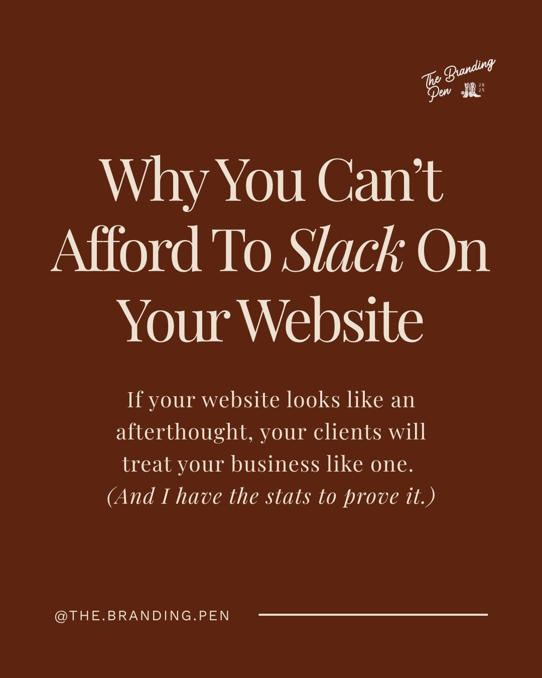 If your website looks like an afterthought, urban buyers will treat your business like one.
You work hard to raise quality beef, manage land responsibly, and run a real business—but if your online presence doesn’t reflect that, it breaks trust before you ever get a chance to build it.
🧠 97% of consumers say a business’s website influences whether they buy.
📉 75% judge credibility based on your design.
🌐 With 8.5 billion Google searches every day, your next customer is already looking—you just need to meet them there.
Urban buyers don’t know what good cattle looks like—but they do know what a credible business feels like online.
That’s where I come in.
I build clean, conversion-focused websites that position rural businesses to connect with modern, often urban audiences—without losing their identity.
Fast turnaround. Clear message. Built to sell.
📩 DM me to book your free discovery call
🔗 Or click the link in bio to get started
.
.
.
#RuralBusiness #RanchBusiness #FarmMarketing #WesternEntrepreneur #HomesteadBusiness WesternLifestyleBrand AgribusinessMarketing CountryBusiness