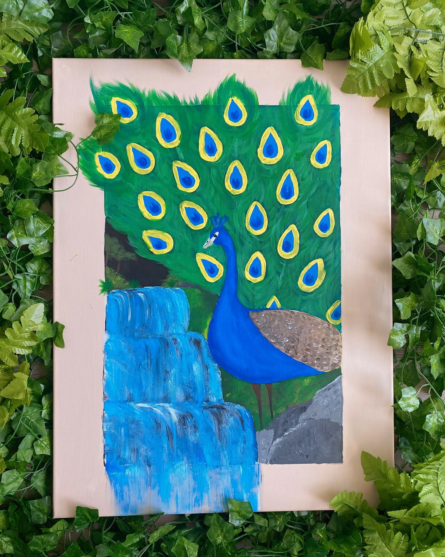 This majestic peacock piece would look amazing in any room! 🦚 Gather your friends and join us on JUNE 8th so we can guide you step by step in creating this masterpiece!
LINK IN BIO