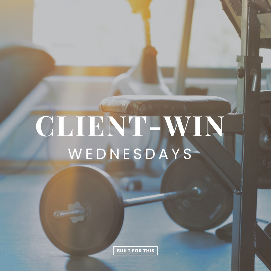 It’s time we brought back Client-Win Wednesday’s! From hitting new PRs to feeling confident. We’re here for it all!!