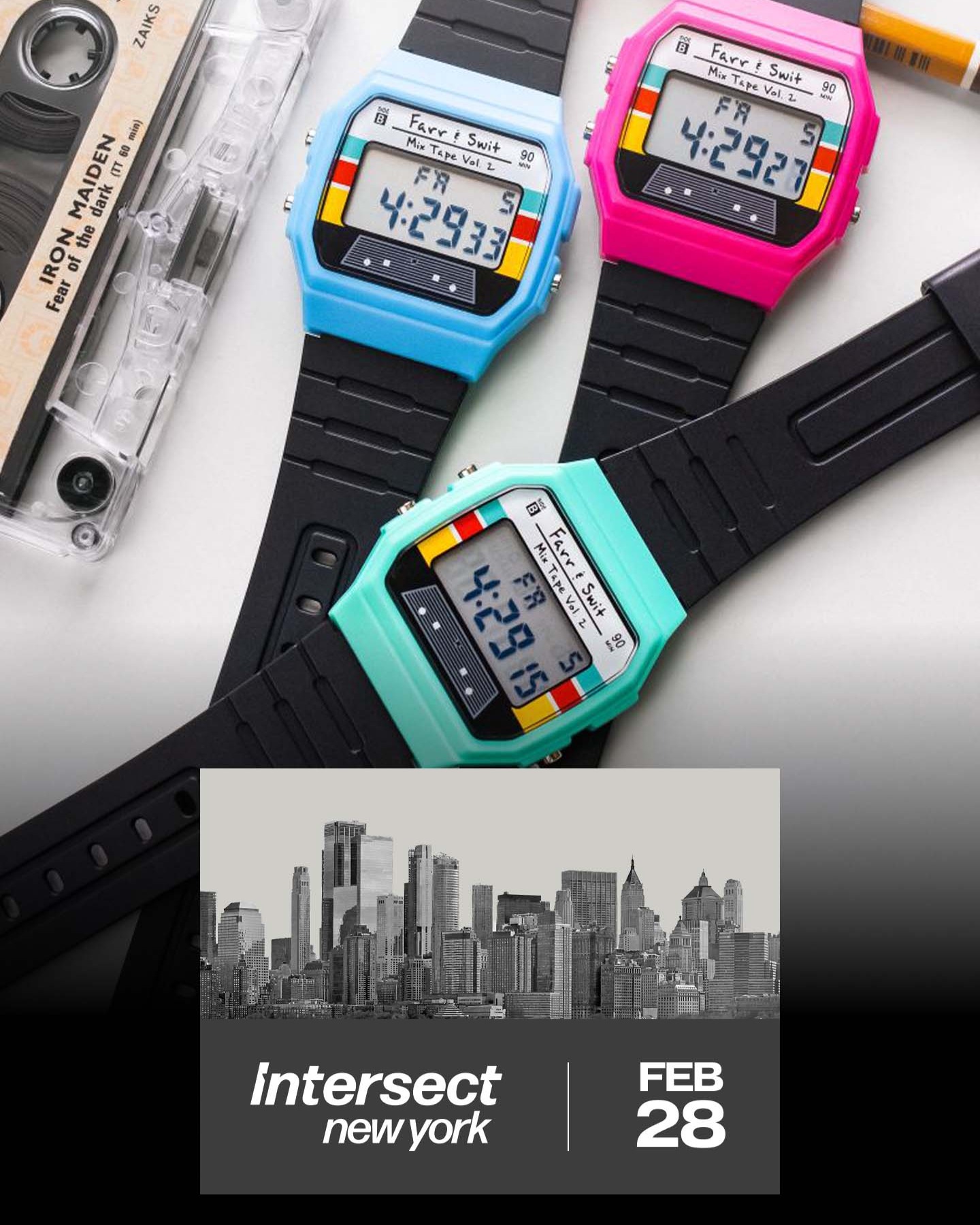We are heading to NYC for the @intersectwatchshow
Feb 28th Saturday
10am-12pm (VIP Early Access)
12pm-6pm Open to public
LAVAN MIDTOWN NEW YORK
@lavanmidtown
641 W 42nd St
New York, NY 10036
Looking forward to our first watch show of the year and can't wait to see everyone.
It is a great lineup of over 30 brands!
Link for details in the stories.
#watch #watches #nyc #newyork #watchshow #watchfam