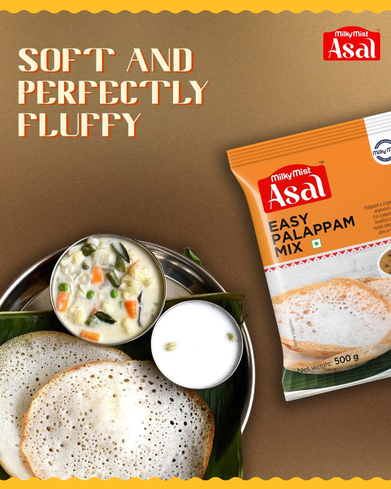 The most comforting and softest breakfast! 🤌🏼✨
#ComfortingBreakfast #PalappamPerfection #AsalDelights #SoftAndFluffy #TraditionalTaste