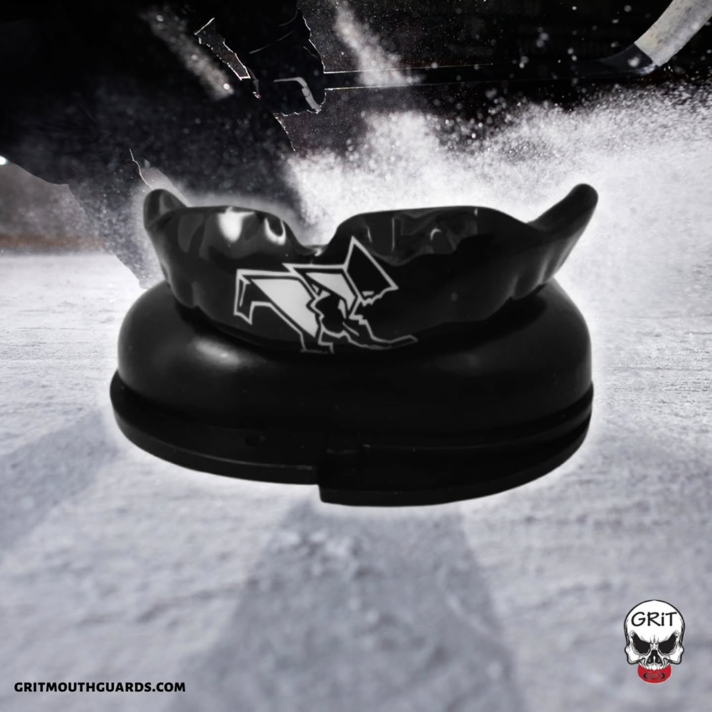 A custom mouthguard design for the Providence Friars Men's Ice Hockey Team. #gritmouthguards #mouthguard #gofriars #icehockey