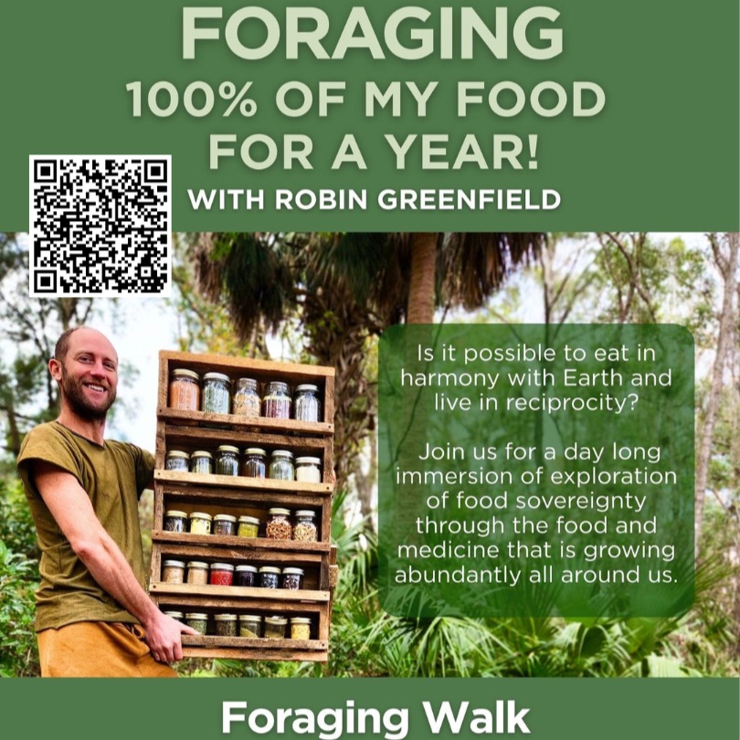 Nature invites us to slow down and reconnect with what truly nourishes us. For many Miami families, choosing plant‑forward living is about intention—teaching families to honor the Earth and understand where food comes from. When we explore outdoors, share simple meals, or pause with presence, we’re shaping a gentler, more conscious way of living. Every mindful choice becomes a seed for our children’s future.
Join us on Wednesday, February 18th, from 10 am to 12 pm at our Classroom located at Enchanted Forest, Elaine Gordon Park, North Miami, for a family-friendly talk with Robin Greenfield as part of -Earth Provides Us with Everything We Need- I Florida Tour, followed by a Foraging Walk at the park. Please RSVP on our website or using the QR Code.
#MiamiFamilies #MindfulParenting #VegetarianFamily #PlantBasedKids #NatureBasedLearning #EcoFriendlyLiving #ConsciousParenting #SlowLivingMovement #NatureFamilies #MiamiVegans #PlantPoweredFamilies #HolisticParenting #MiamiWellness #EarthCenteredLiving #FamilyMindfulness