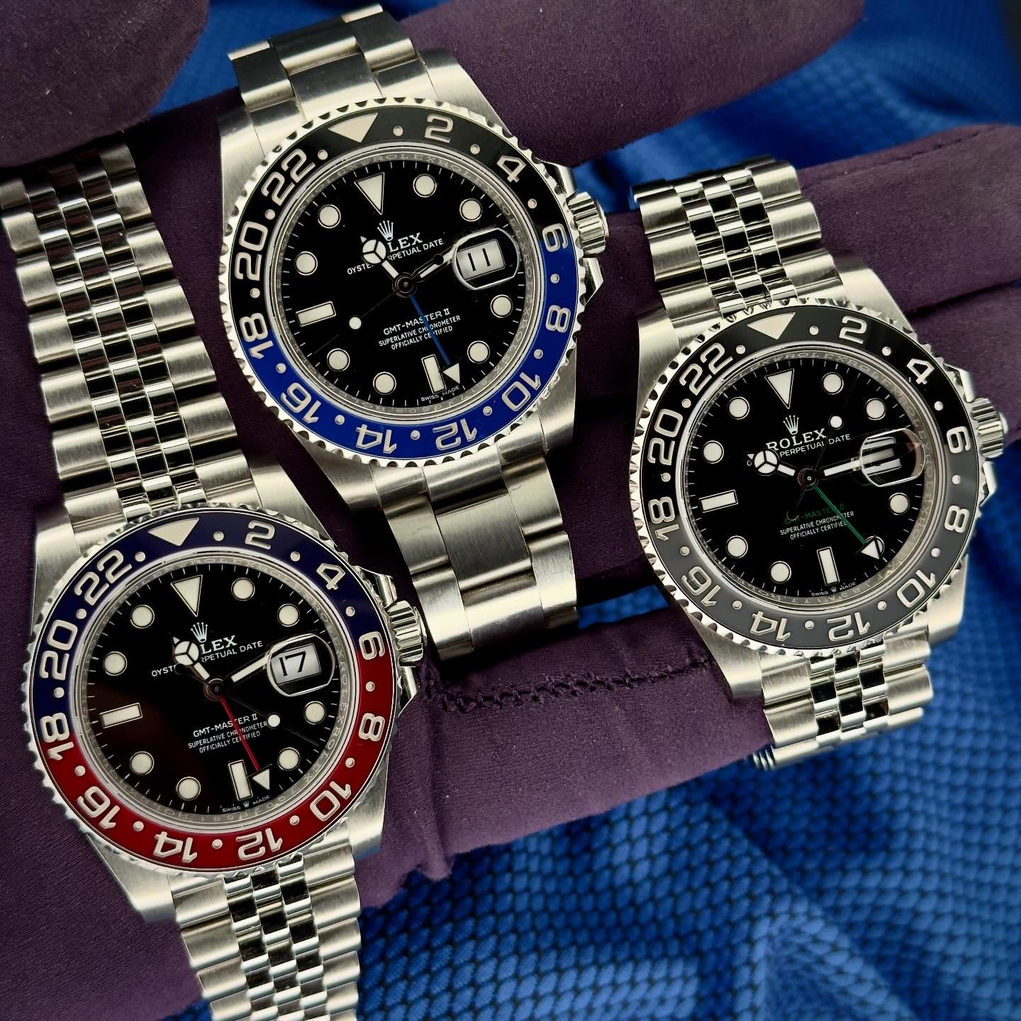 Hard to go wrong with a GMT. Which one is your favorite?
#rolex #gmt #batman #pepsi #brucewayne