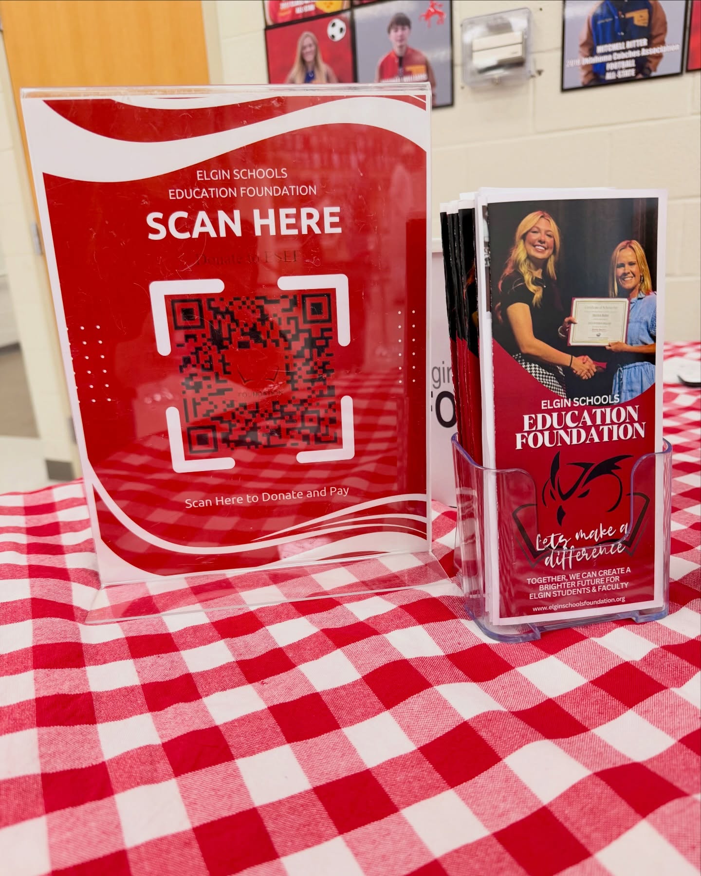 Come visit us NOW @ Elgin basketball SENIOR NIGHT! We will have a table set up in the lobby where you can make a donation and be entered to win this great basket! TODAY IS YOUR LAST CHANCE TO ENTER, we’ll be drawing the winner at halftime of the boys game! Even better, you can meet some of the members of our board and let them tell you all the things we are doing at ESEF and how YOU can get involved! We’ll see you soon! 🦉♥️📚🙌🏼