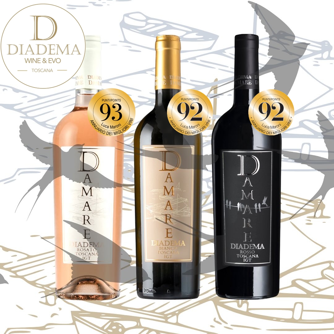 Meet the Damare lineup from Diadema — where modern edge meets Tuscan soul.🍷🔥 These wines are vibrant, expressive, and effortlessly chic, crafted for those who appreciate bold flavor wrapped in refined elegance. Damare isn’t just a pour… it’s a statement in every glass.