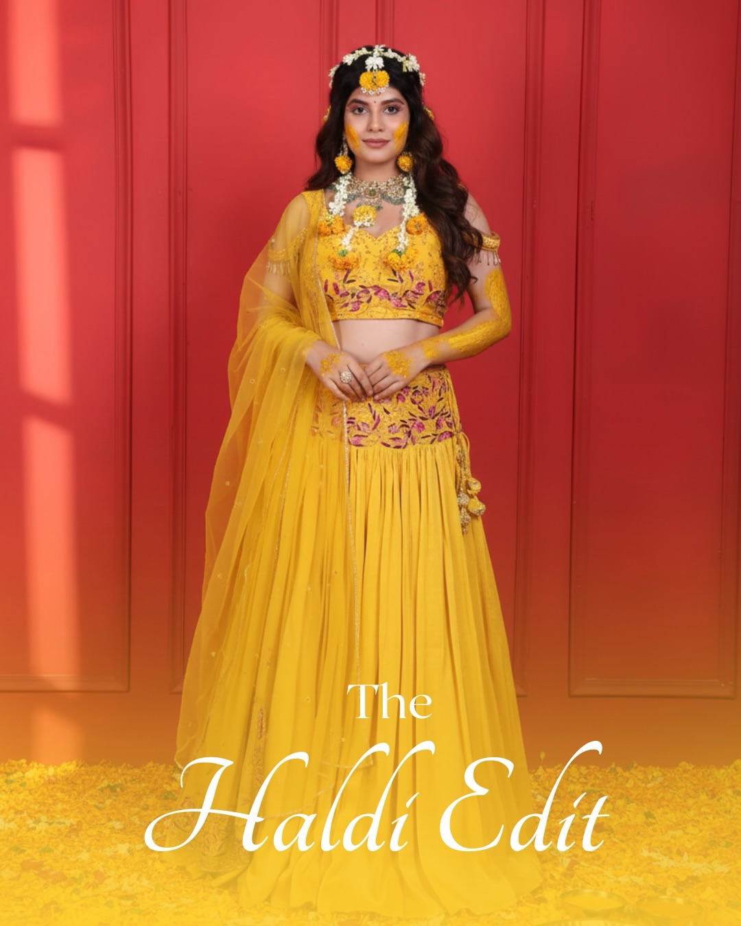✨ A Haldi celebration like no other!✨
Whether you’re the bride, bridesmaid, or a guest, Namita Sharma’s Haldi edit has something special for everyone. From the glowing yellow saree to the chic Indo-Western lehenga, each piece is designed to make you radiate joy, tradition, and style. 💛✨
For the bride: Feel the golden glow of love. 🌸
For the bridesmaids & guests: Shine bright with every step you take! 🌟
Which look are you loving most? Tag your bridal squad and let us know! 👰🤵💛