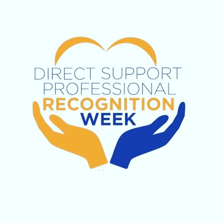 September 11-17, 2022, is Direct Support Professional’s week, and we want to recognize this week by expressing our appreciation for all the hard work DSPs do in supporting the people at Blue Sky Opportunities. You are doing a fantastic job, and it does not go unnoticed. You work long hours in a physically and emotionally demanding job, and we are so thankful. As a token of our gratitude, Blue Sky departments will honor their staff throughout the week and the agency will be making daily price draws. Winners will be notified, and prizes can be picked up at the Blue Sky reception desk at the main office.
Please know that what you do is truly appreciated. You are respected. You are valued. We are truly grateful for what you do!