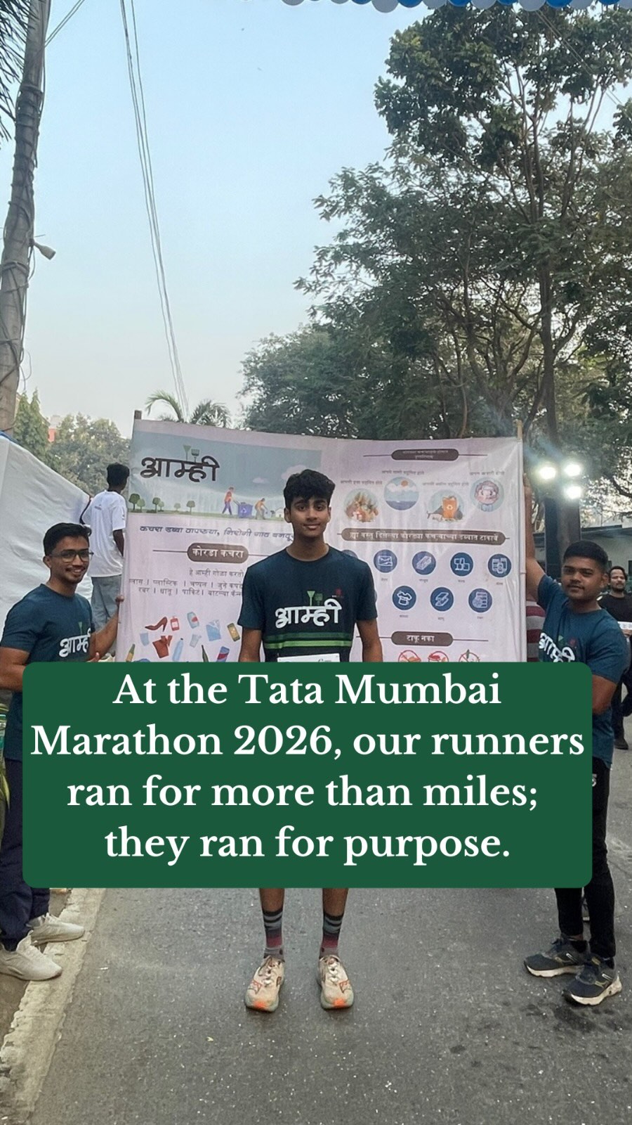 💚 To our extended Aamhi family 💚
Seven people stood on the start line of the Tata Mumbai Marathon — from completely different walks of life — but ran with one shared belief: that rural India matters, and that care, dignity and opportunity can change lives.
There was Prem Thakur, a young boy from Kashid, running with no professional training — who finished second overall in the Open 10K. A podium finish, yes — but more than that, a reminder of what rural potential looks like when it is seen and supported.
There was Rehaan, just 16, running because he believes the environment — especially rural ecosystems — can still be saved.
There was Shiraz, 61, whose grit, quiet determination and belief in Aamhi powered this entire fundraising effort.
There were Sandesh and Romesh, seasoned marathoners and professionals, who ran simply because they believe in this work and stood by it.
And Anahita and Kalpesh first-time marathoners, inspired enough by Aamhi’s journey to lace up and run for it.
Seven people. Seven stories. One shared purpose.
For the past three years, you — our second-home owner community — have stood with Aamhi in ways both visible and unseen. This run, this moment, and Prem’s extraordinary finish are as much yours as they are ours.
Thank you for believing that rural communities deserve investment, dignity and opportunity — not as charity, but as partnership.
This is what possibility looks like.
And this is just the beginning.
With deep gratitude,
Team Aamhi 💚 #TataMumbaiMarathon #RunForChange #RunForRuralIndia #MilesForMeaning #fundraisingwithheart