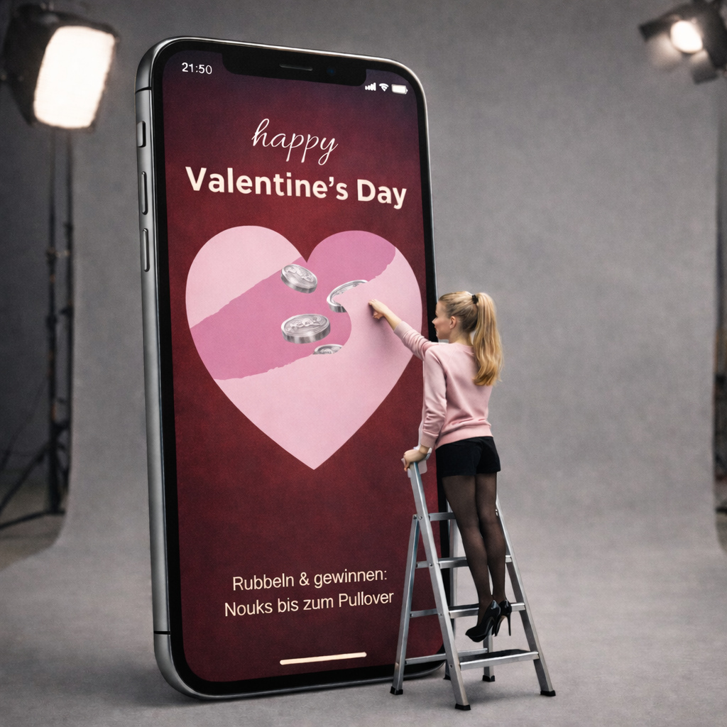 Love is in the app 💕 Scratch the heart & let the magic happen!
Nouks or a Please sweatshirt — yes please 😍
APP EXCLUSIVE* 📲 12.02.2026 – 14.02.2026