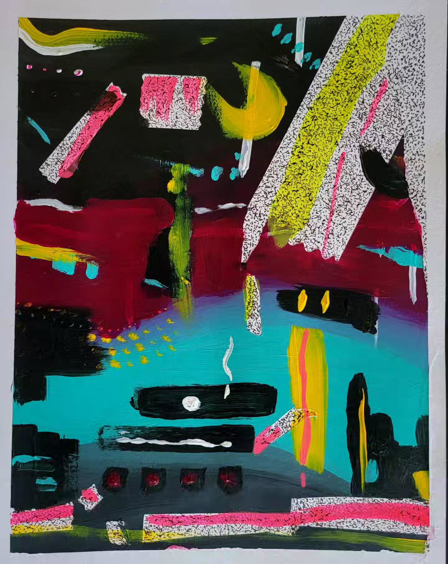 Its going to be an abstract kind of year.
#notai #wallart
#abstractart