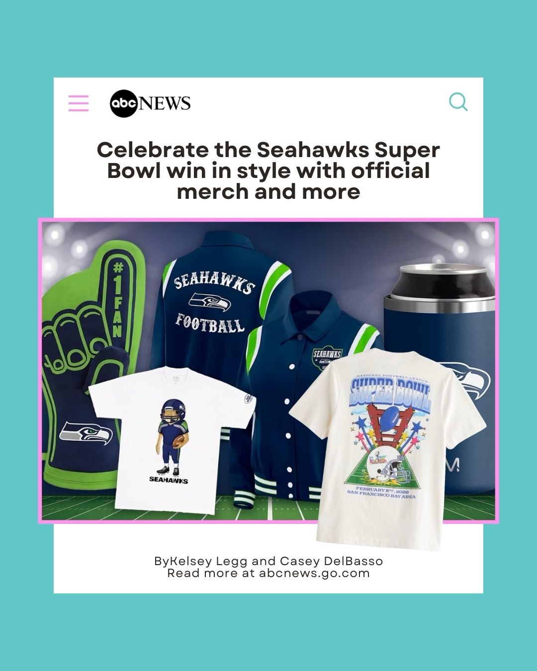 A lot goes into a big Super Bowl moment and this is some of the payoff 🏈
Sharing a roundup of press we helped secure around Abercrombie’s Super Bowl coverage and the moments we got to help bring to life!