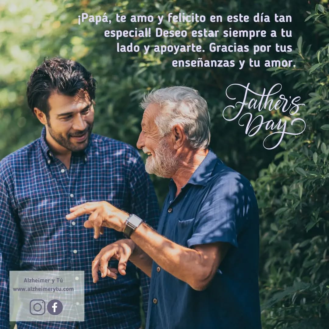 ¡Feliz Día de los Padres!
Papá, te amo y felicito en este día tan especial. Deseo estar siempre a tu lado y apoyarte. Gracias por tus enseñanzas y tu amor.
#padres #amoralafamilia #alzheimerytú #adultomayor