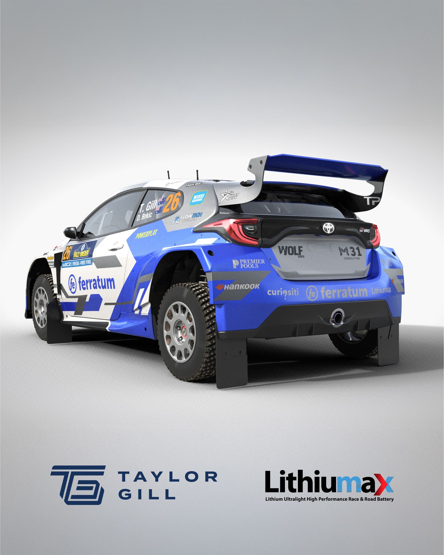 Taylor Gill and Dan Brkic prepare for this weekends incredible WRC Rally Sweden in their works Toyota Yaris WRC2. Go well and lean on those banks lads...we're all behind you for a huge result!! 💯🏆💪🤩👍 #rallysweden #wrc2 #wrc #taylorgill63 #danielbrkic4 #gryaris #lithiumaxbattery #lithiumaxbatteries #lithiumax #lithiumaxeu #lithiumaxeurope #lithiumaxuk