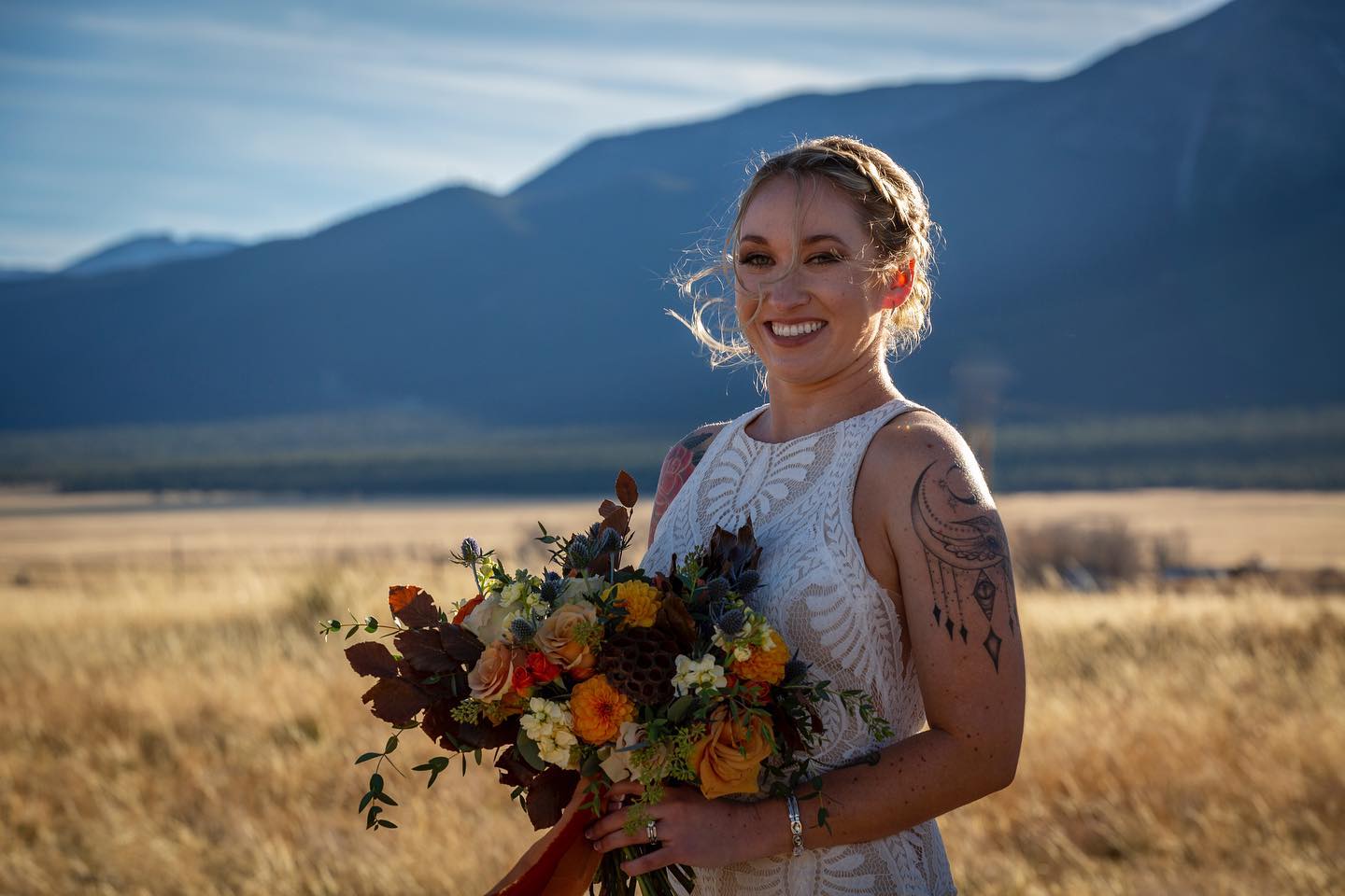 Enjoying a beautiful wedding day in the Rocky Mountains!
.
.
.
.
.
#weddingday #weddimgdress #mountainbride #mountainwedding #mountainweddingphotographer #hrwa #coloradophotography