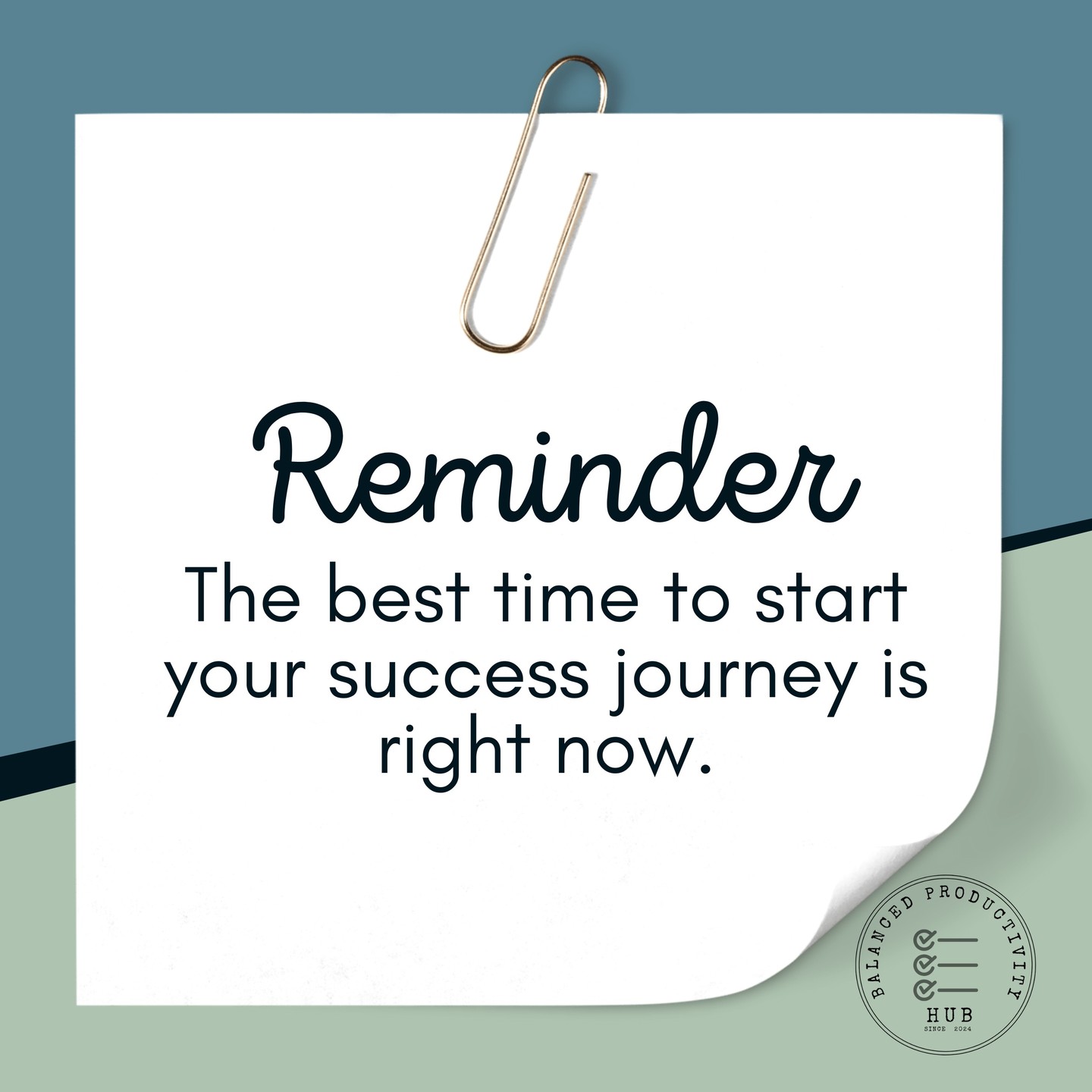 ⏰ No More Procrastinating! Your Success Journey Starts NOW! ⏰
Feeling stuck or overwhelmed by your goals? Remember, the perfect moment to begin your journey toward success is *this very instant*. ✨
Don't wait for the "right time" or the "perfect conditions." Take that first step, no matter how small. Every journey begins with a single step, and today is the perfect day to take yours. 🚀
Here's your action plan:
1. Define your goals: What do you truly want to achieve?
2. Break it down: Divide your goals into smaller, manageable steps.
3. Take action: Start with one small task today.
4. Celebrate your progress: Acknowledge your wins, big and small.
Remember, success is a journey, not a destination. Embrace the process, stay persistent, and never stop believing in yourself. You've got this! 💪
#Motivation #Inspiration #Success #GoalSetting #Productivity #TakeAction #NoMoreExcuses #JustStart #BelieveInYourself #BalancedProductivityHub