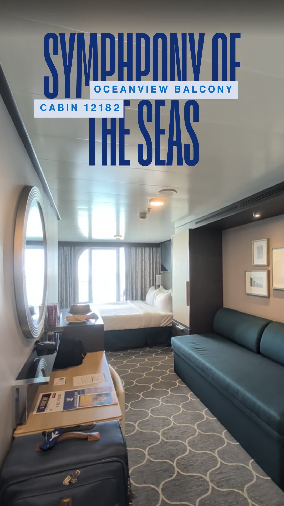 Cabin tour time 🚢
This is Cabin 12182, an oceanview balcony cabin on Symphony of the Seas, and it marked our first Royal Caribbean cruise in over a decade.
🛏️ Comfortable bed with plenty of storage
🚿 Well designed bathroom with smart use of space
🌊 Private balcony with open ocean views
📺 TV, desk, and all the cruise cabin essentials
It was fun to step back on a Royal Caribbean ship and see how things have evolved over the years. A great cabin for soaking in sea days and sailaways.
📍 Symphony of the Seas | Royal Caribbean
#SymphonyOfTheSeas #RoyalCaribbean #CruiseCabin #BalconyCabin #CruiseLife #TravelCouple #CruiseVacation