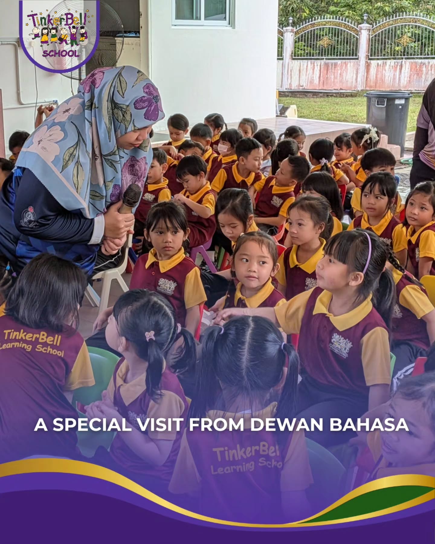 Dewan Bahasa visited our Preschool for a wonderful morning celebrating Bahasa Melayu š§š³š
The session began with an engaging storytelling activity to build listening and comprehension skills, followed by questions to check understanding. KG3 students then took part in a reading competition, while our KG2 students enjoyed a colouring contest.