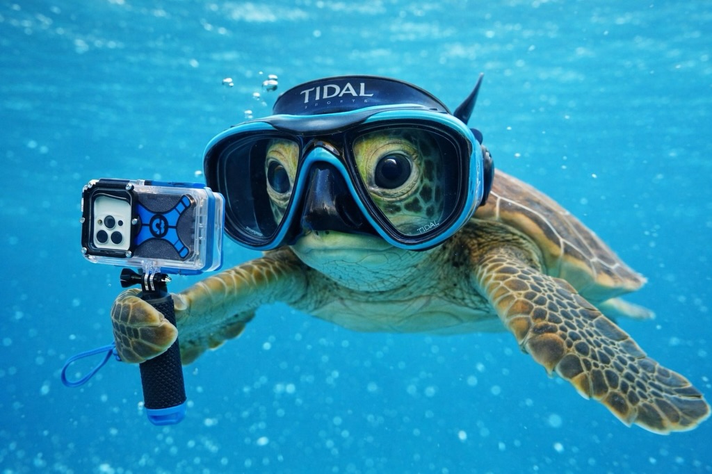Even marine life knows how to capture the moment 😉 #proshotcase #underwaterphotography #tidalmask #proshotadventure
