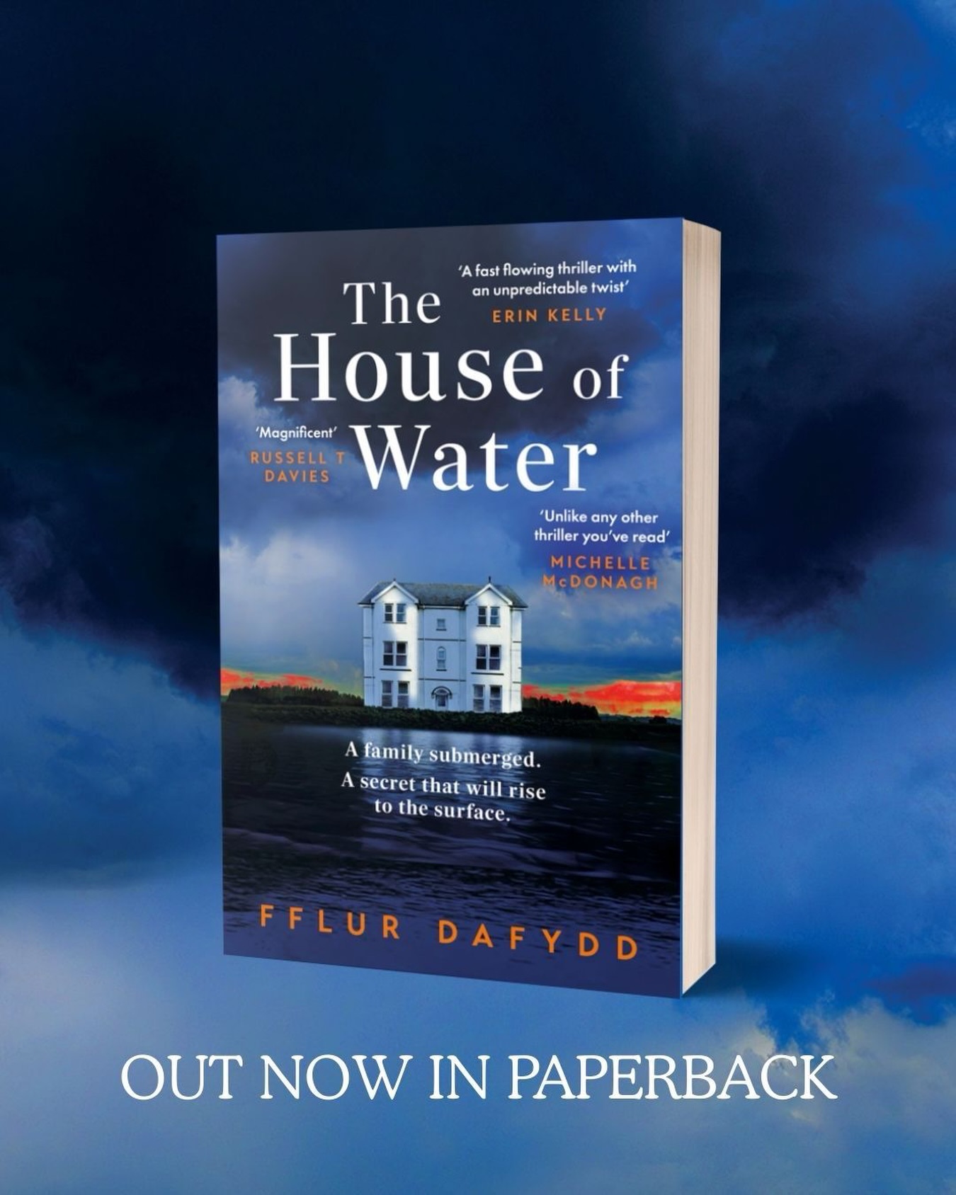 The House of Water is out today in paperback.
If this is your first read of the noveI, I hope you enjoy it. Mwynhewch!
Available now in paperback, hardback, e-book and audio.
#thehouseofwater #authorlife #bookish