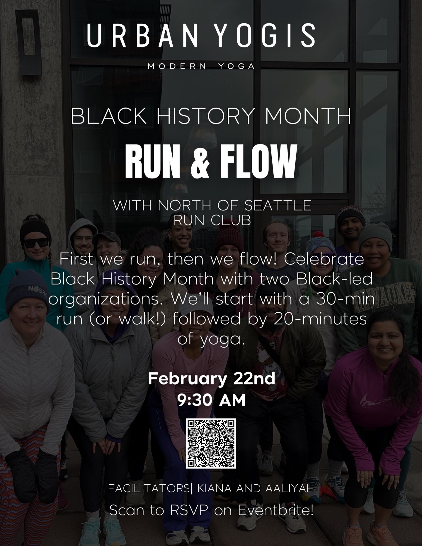 Join us February 22nd for a run/walk and flow with Community!
📍Urban Yogis
🤍 sign up on the Eventbrite app 🤍