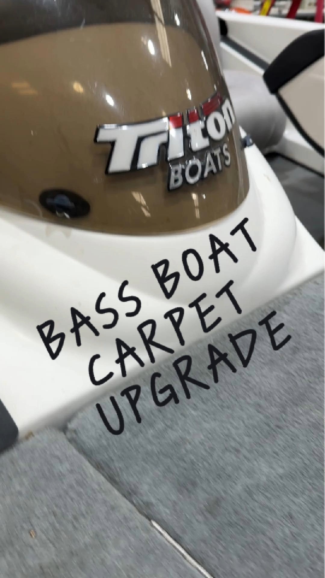 This Triton TR-186 bass boat just got a serious refresh.
Out with the torn, worn, smashed-flat carpet.
In with a rich, darker grey that completely transforms the look of the boat.
It’s amazing what new carpet can do. Cleaner lines. Deeper color. That fresh, tight showroom feel under your feet.
If your bass boat floor looks tired, faded, or beat down from years on the water, it might be time.
Call Boatman Marine Canvas and we’ll get your boat looking showroom ready again. 🎣
#BassBoatLife #BoatRestoration #MarineCarpet #BoatUpgrade #BoatmanMarineCanvas