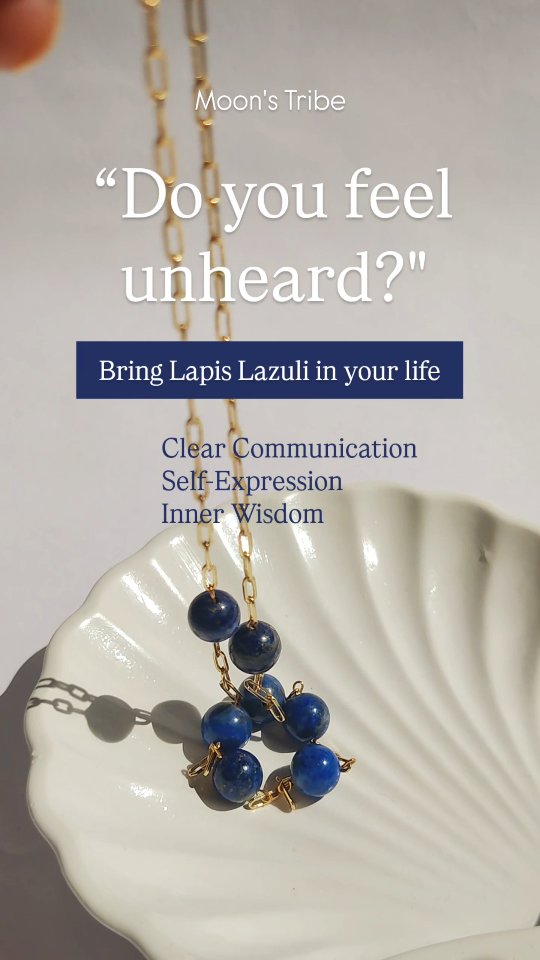 This minimal lapis lazuli necklace is handcrafted with attention to detail and high vibe. With a clean, modern look it feels subtle yet powerful.
Our handmade spiritual jewellery combines style with intention. Lapis lazuli jewellery is known for bringing:
• Clear communication
• Confident self-expression
• Mental clarity
• Strong intuition
• Speaking your truth
Simple design. Strong energy.
