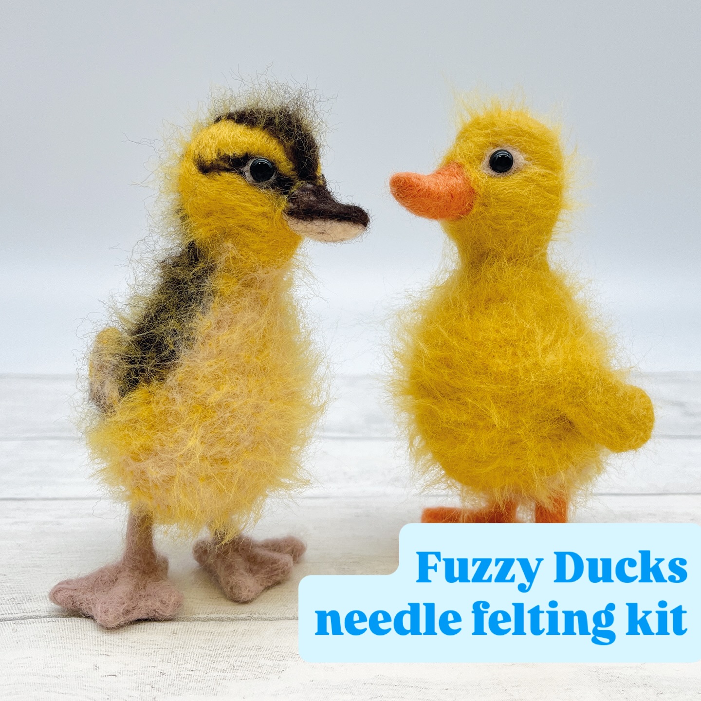 We have two new needle felting kits for Easter which we will be launching on our website soon. In this first project, you will learn to make a pair of adorable fuzzy ducks. Katie shows you how to make wire feet and use a reverse needle to create the fuzz! This kit includes full photographic instructions, everything you need to make both ducks is inside the box and a make-along video will be posted onto our website. Subscribers to our Craft Club newsletter will be sent a discount code too 💛 These images show two small, whimsical looking ducklings sculpted from fine merino wool. One is yellow with an orange beak and the other is yellow speckled with brown tones. They are very cute and fit neatly in a hand. Watch this space to find out about our second Easter kit! #needlefeltingkit #needlefelting #eastercraft #berginandbath #berginandbathcraftclub