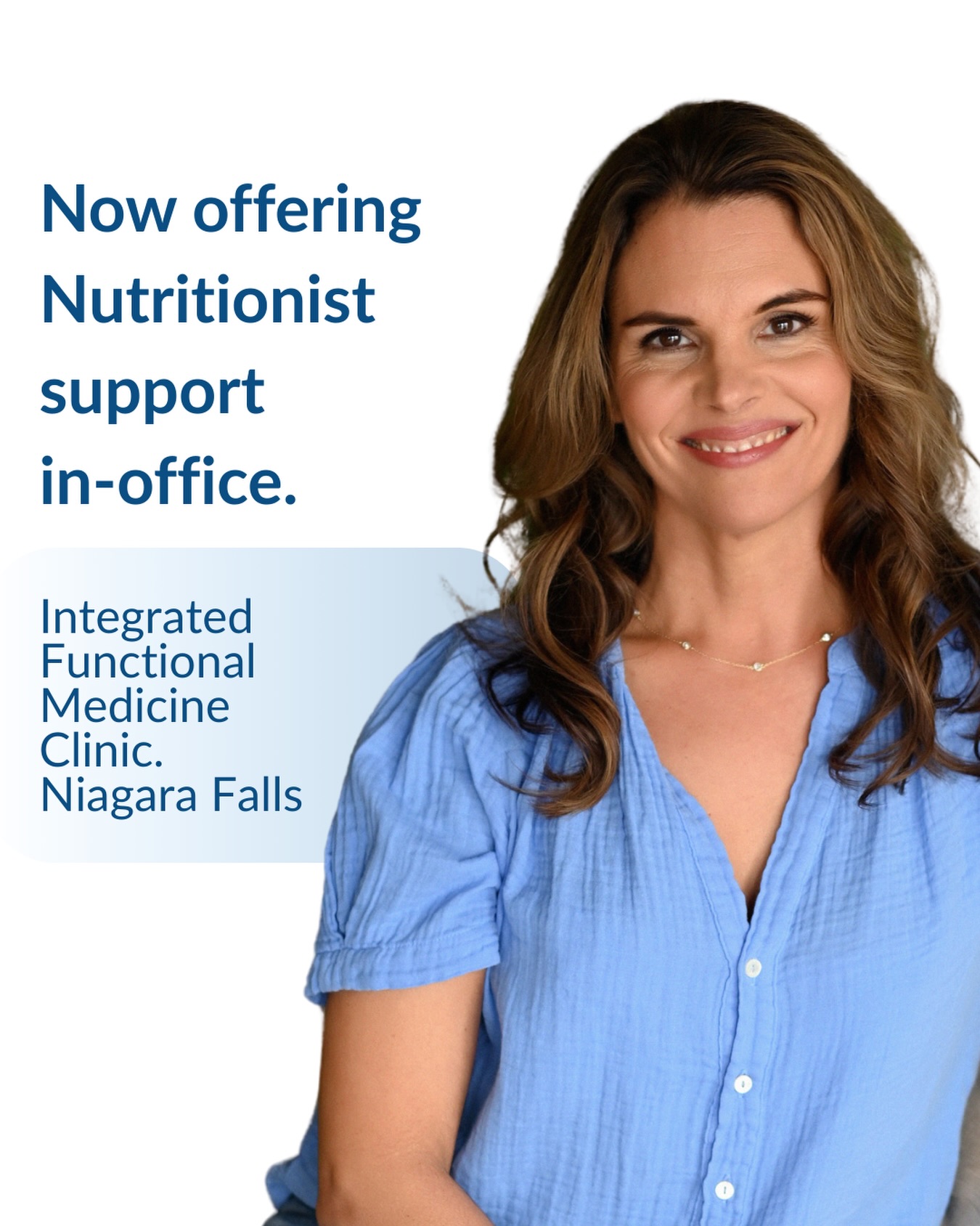 Interested in booking an appointment or learning more about our Nutritionist services, including personalized meal planning and food sensitivity support?
You can now book with Tania Mercuri, Certified Nutritionist, available Mondays in our Niagara Falls office.
Tania specializes in:
• Food sensitivity test interpretation
• Gut health and digestive support
• Diet diary reviews and symptom pattern assessment
• Personalized meal planning aligned with your health goals
Call or email to schedule a FREE 15-minute consultation to see if nutrition support is right for you.
Integrated Functional Medicine:
info@integratedfunctionalmed.com
289.389.0886
Tania Mercuri Nutrition
Tania@taniamercuri.com
289-241-2262
We would be honoured to support you in developing an individualized nutrition plan that aligns with your health goals and helps improve overall wellness and prevention.
@integratedfunctionalmed