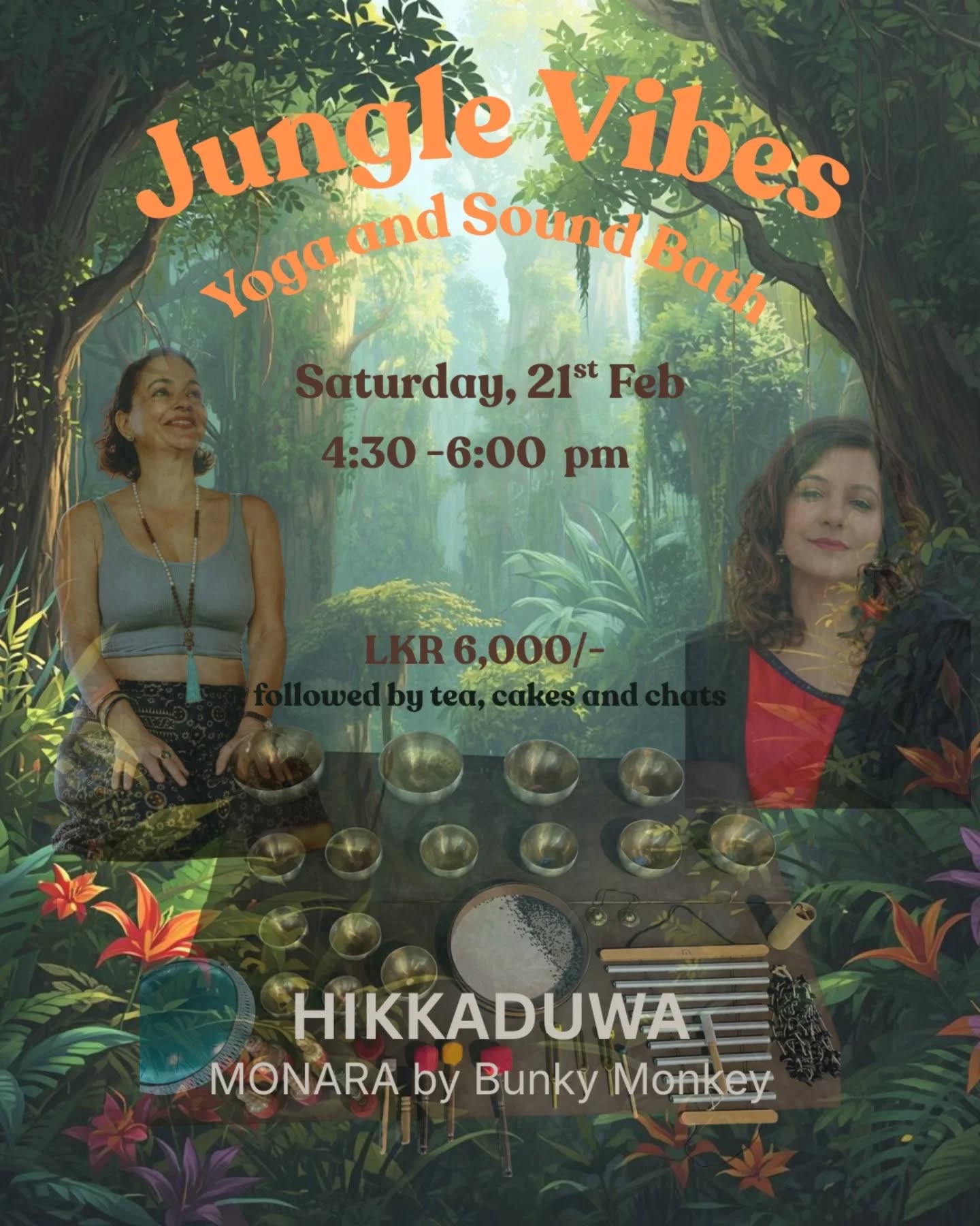 ✨️Limited Spots Available! 🌟
❗️Don't Miss Your Chance! ❗️
Book Now: 070 2780341 or DM
.
.
#hikkaduwa #yogasrilanka #srilankawellness #srilankayogaretreat #srilankatravel