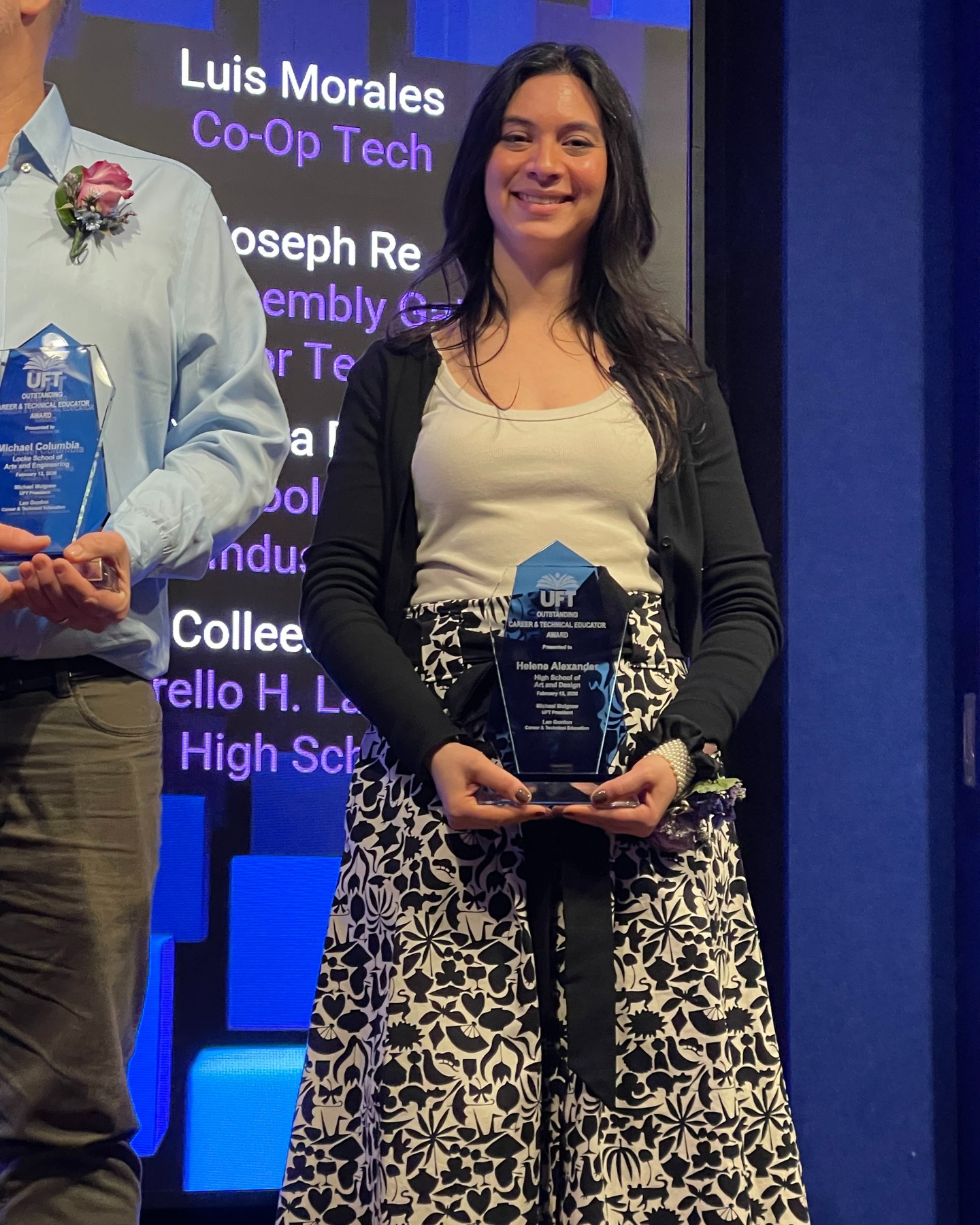 Congratulations to A+D Fashion Teacher and CTE Teacher of the Year Hélène Alexander!!!!