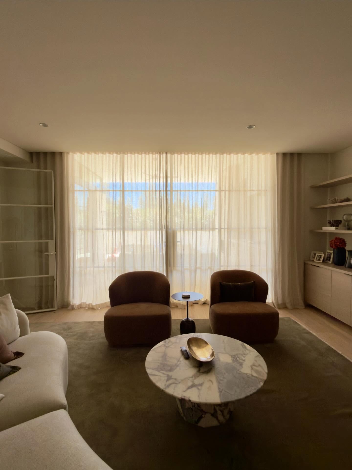 Pure linen sheers | Curtains @windowstudio | Interiors @m_interiors | #curtains #windowtreatments #linen #sheercurtains